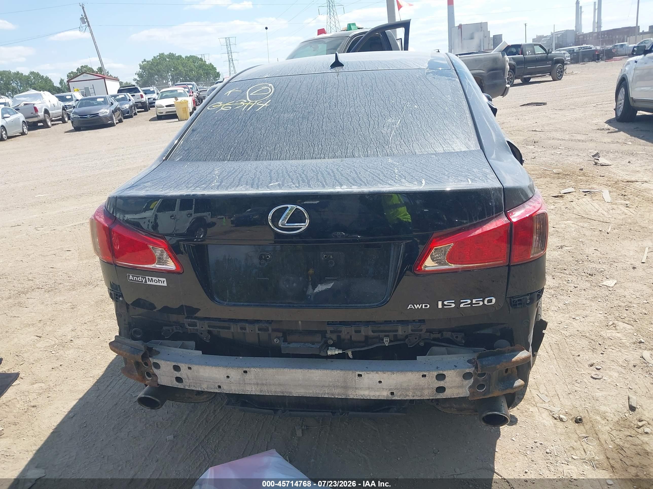 2013 Lexus Is 250   Black vin: JTHCF5C22D5063114