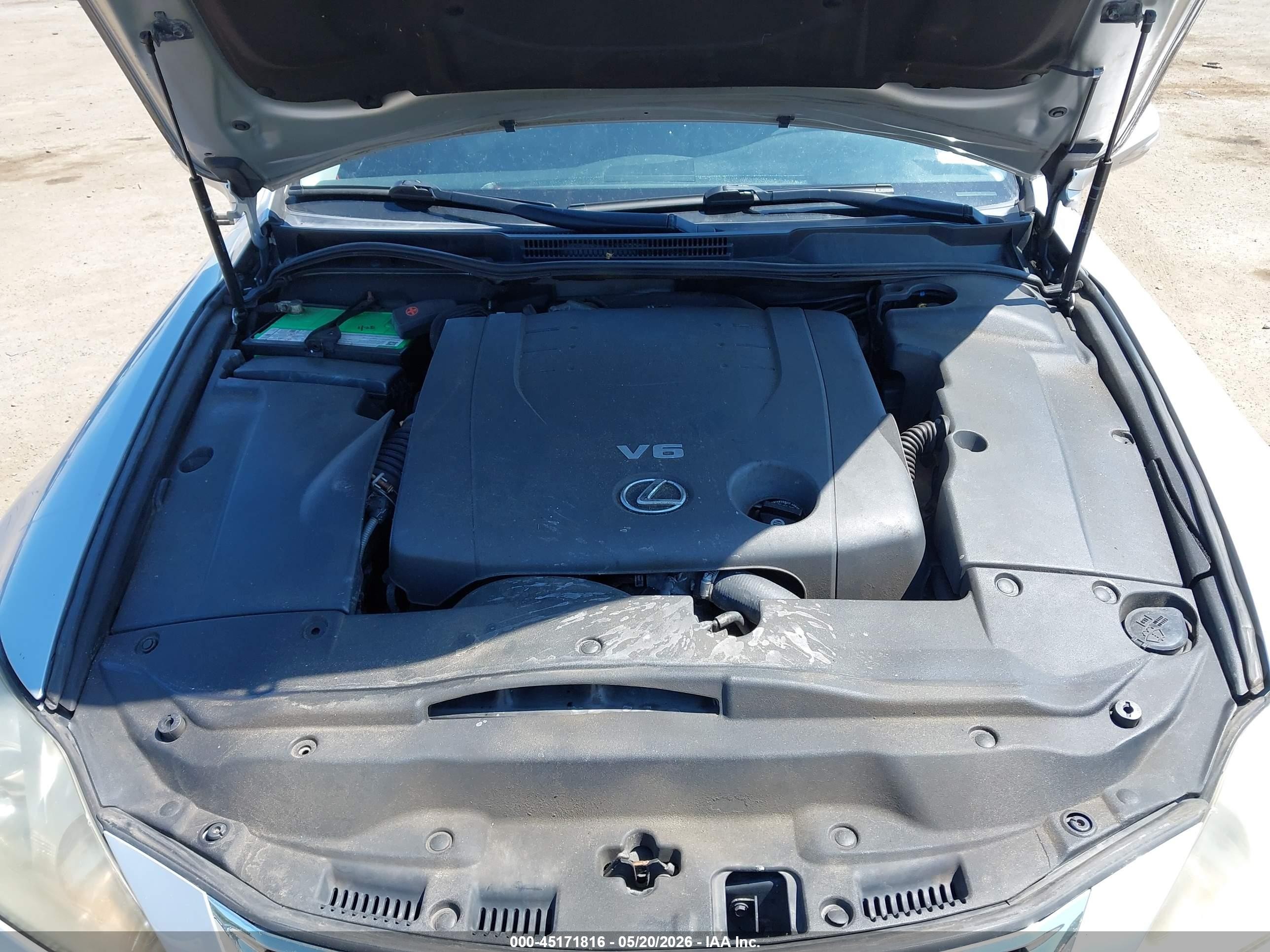 2010 Lexus Is 250   Silver vin: JTHCF5C23A2032547