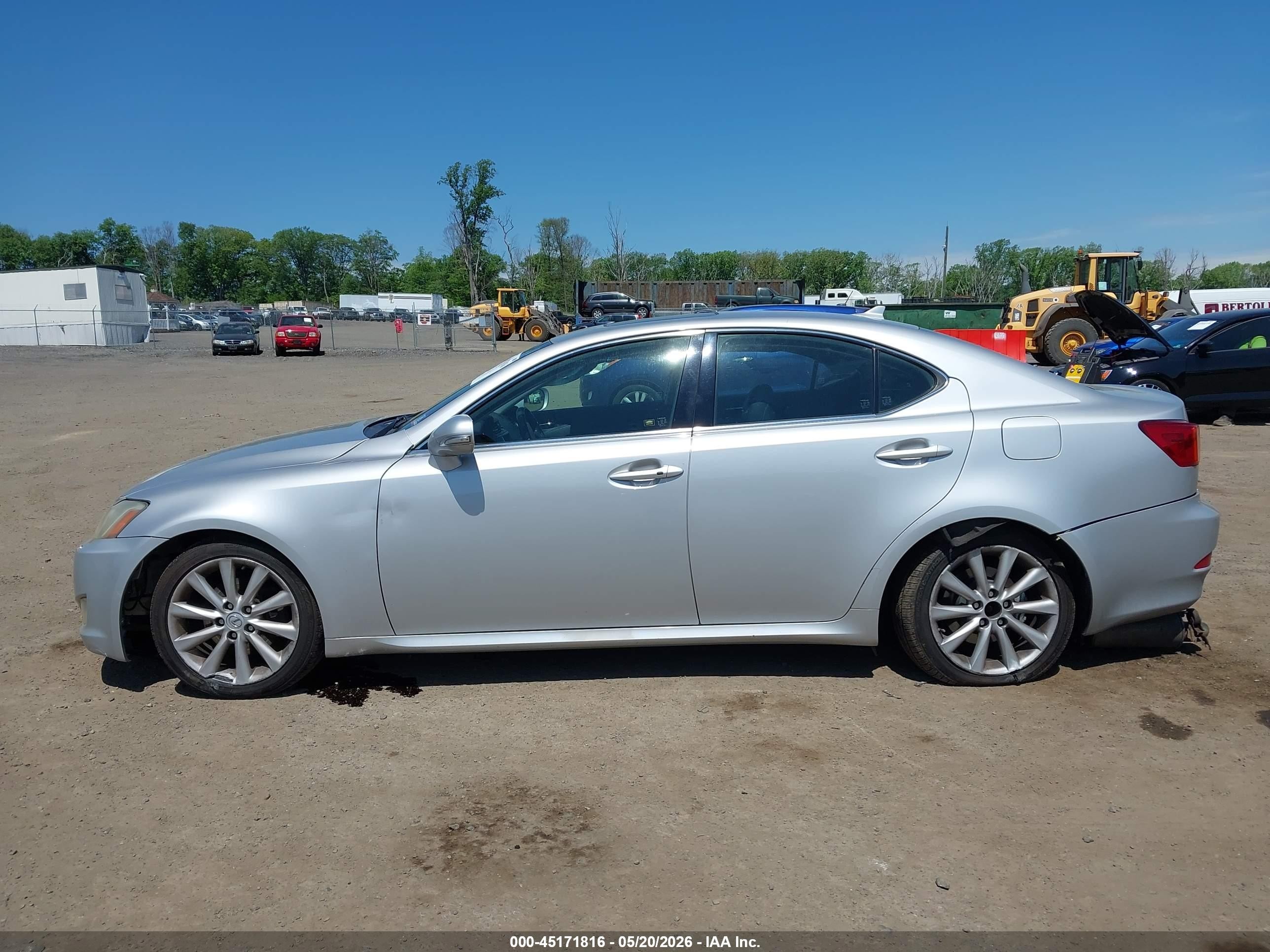 2010 Lexus Is 250   Silver vin: JTHCF5C23A2032547