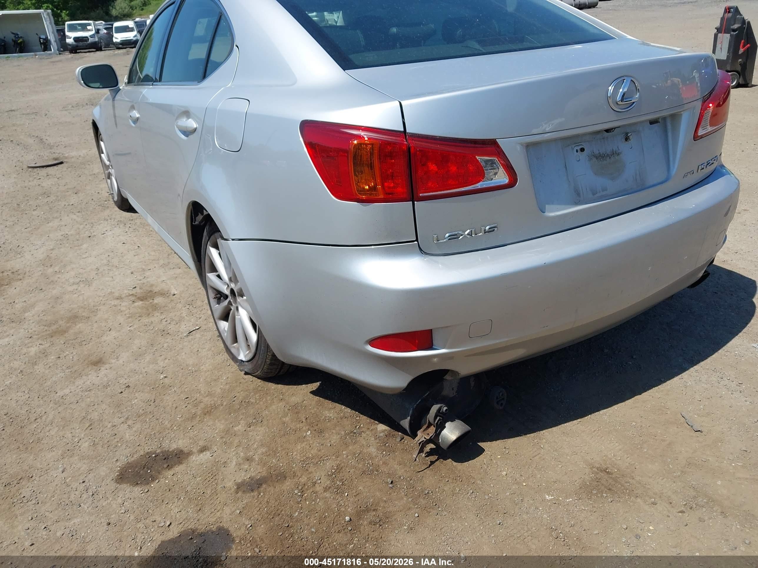 2010 Lexus Is 250   Silver vin: JTHCF5C23A2032547