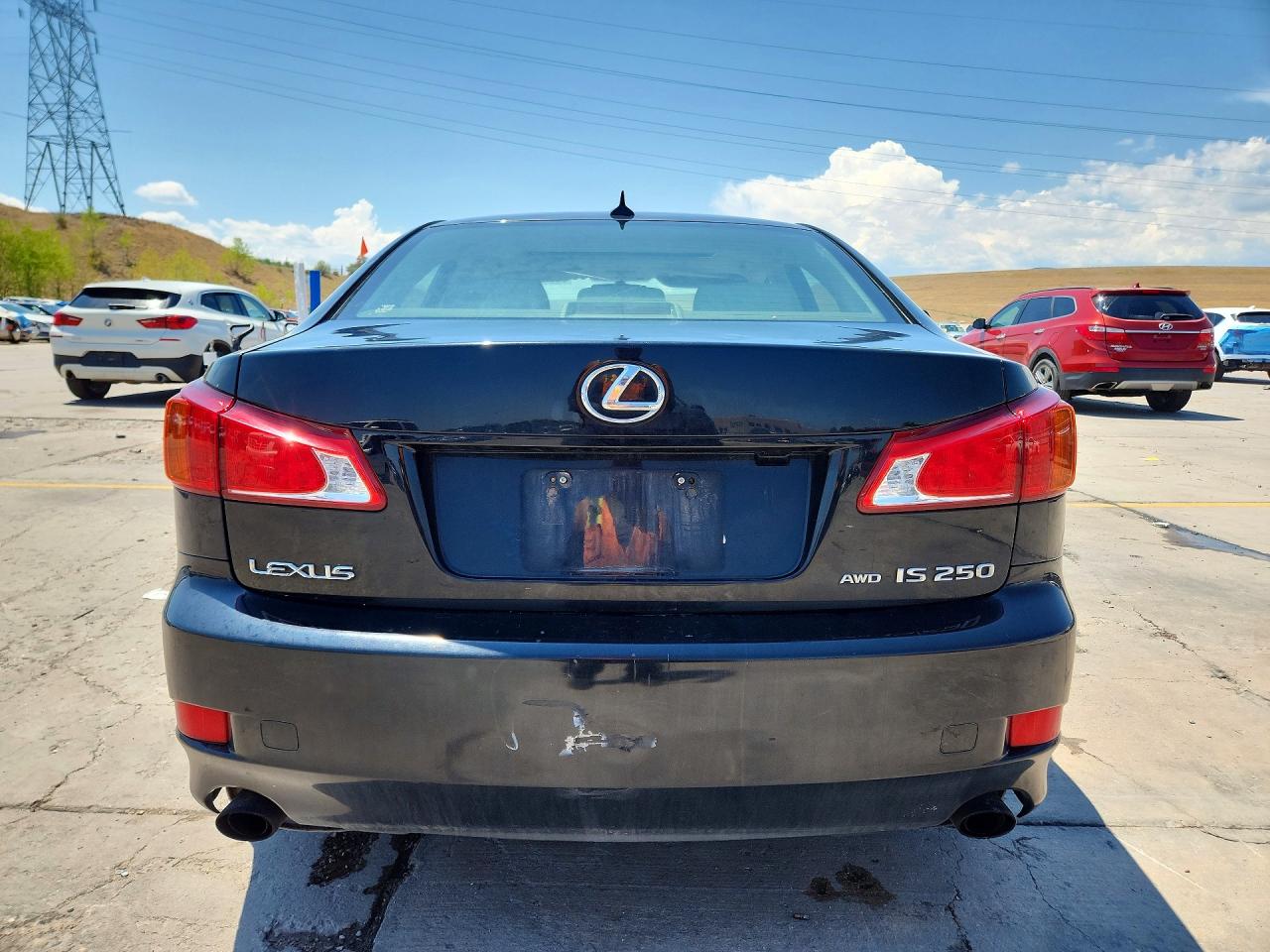 2010 Lexus Is 250 Black vin: JTHCF5C23A5041957