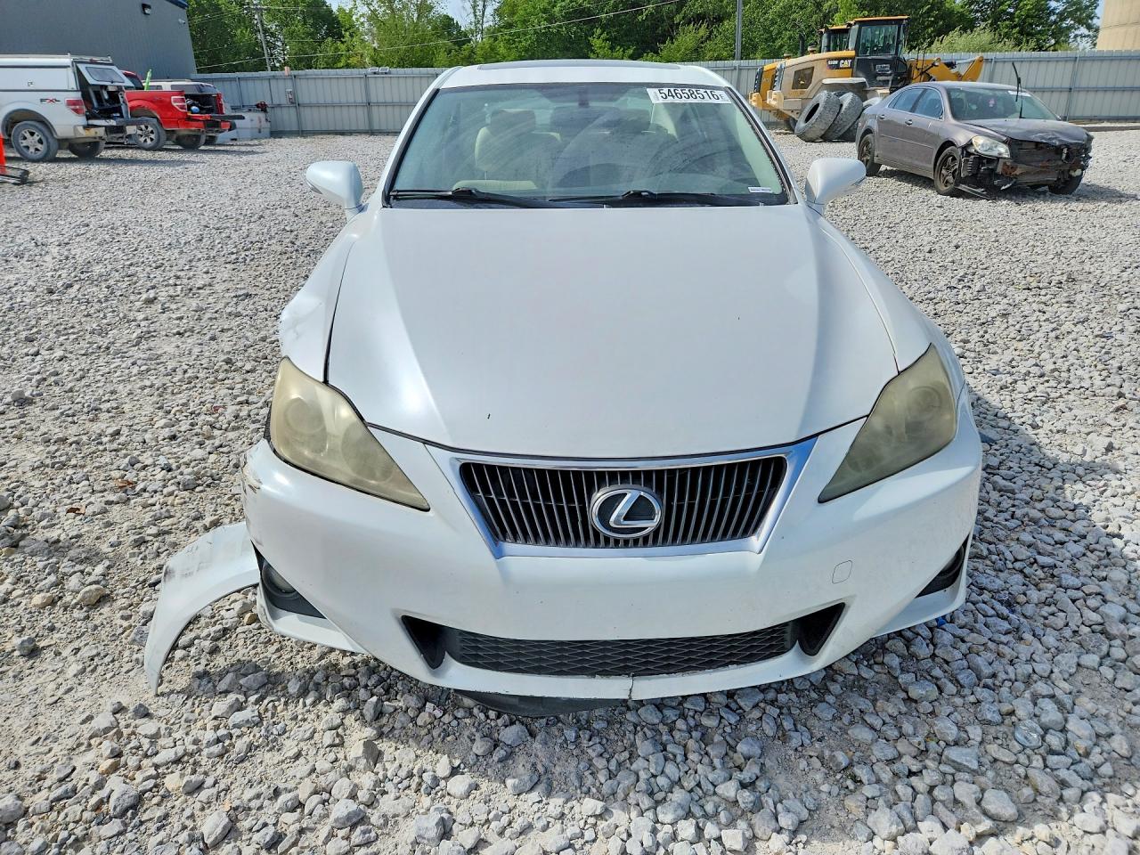 2011 Lexus Is 250 White vin: JTHCF5C23B2035126