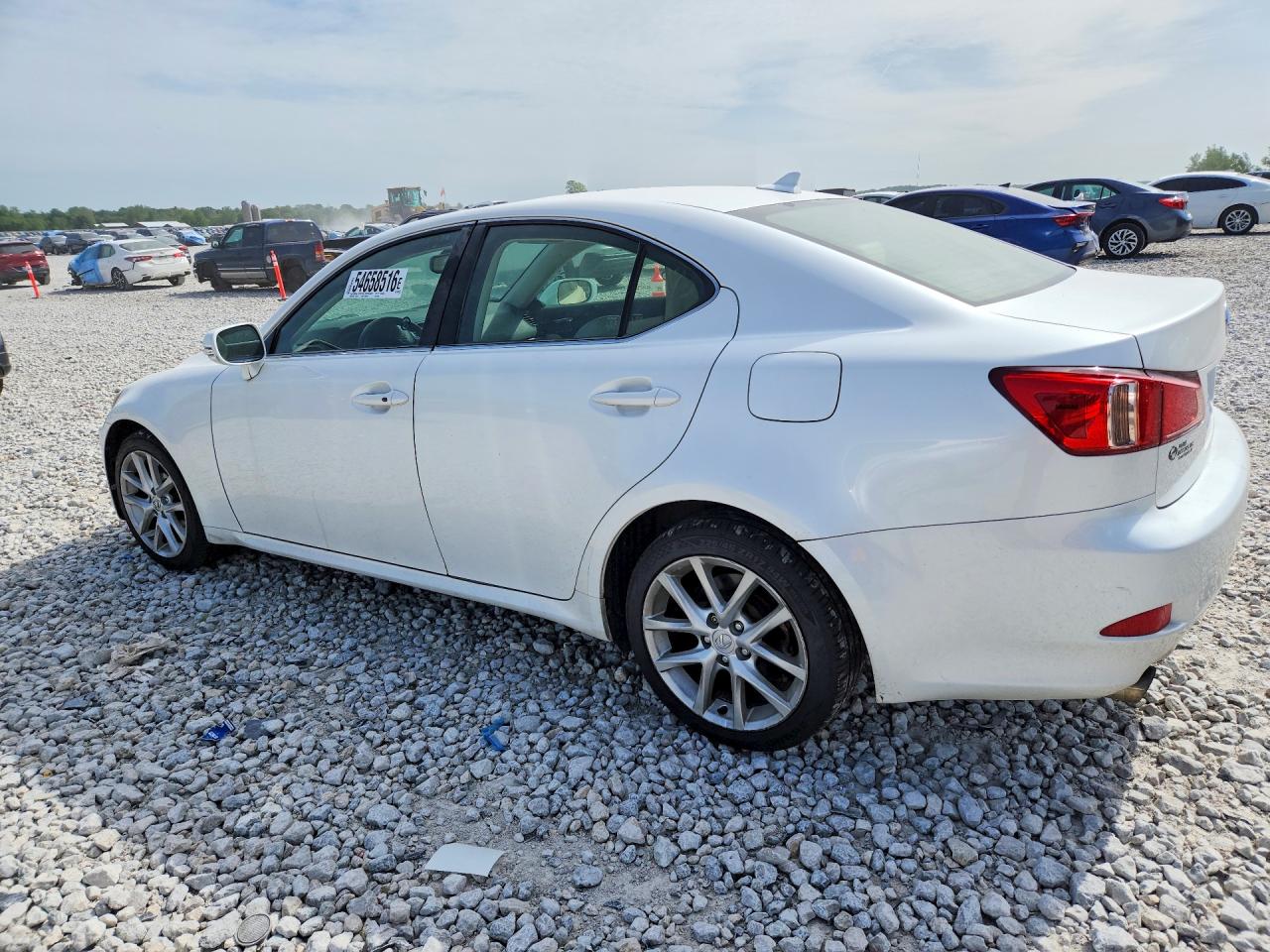 2011 Lexus Is 250 White vin: JTHCF5C23B2035126