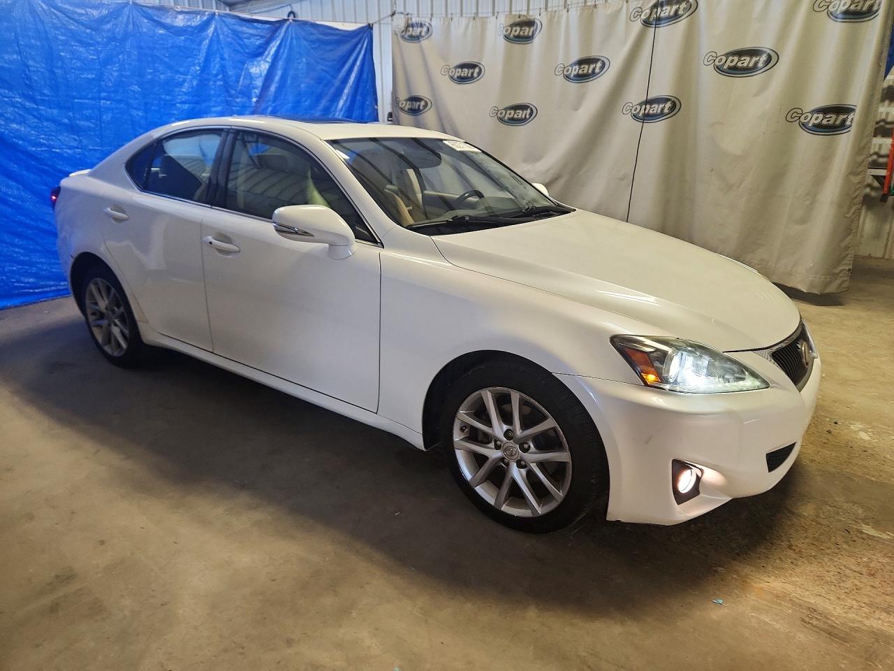 2011 Lexus Is 250 White vin: JTHCF5C23B5049705