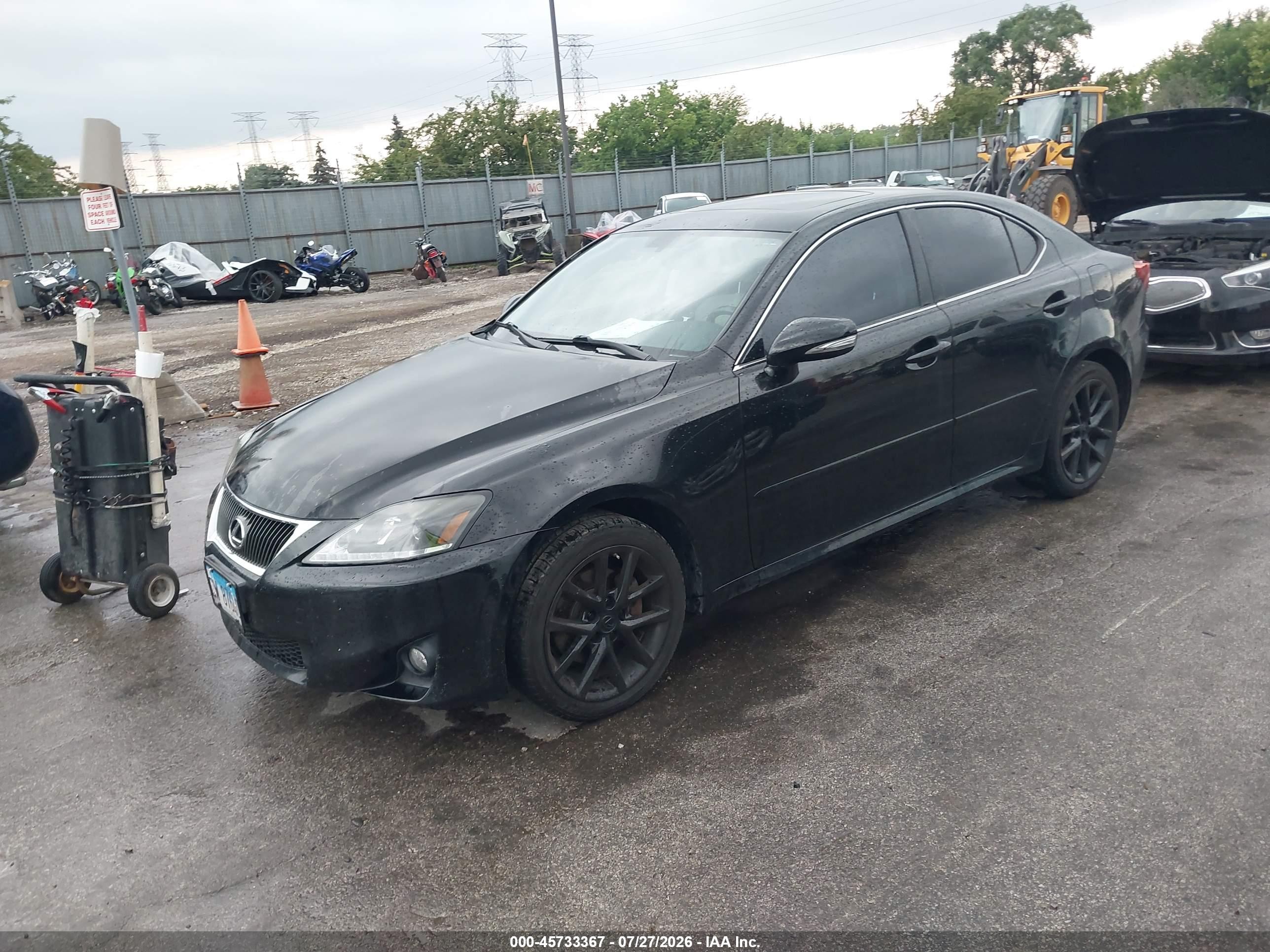 2012 Lexus Is 250   Black vin: JTHCF5C23C5053917