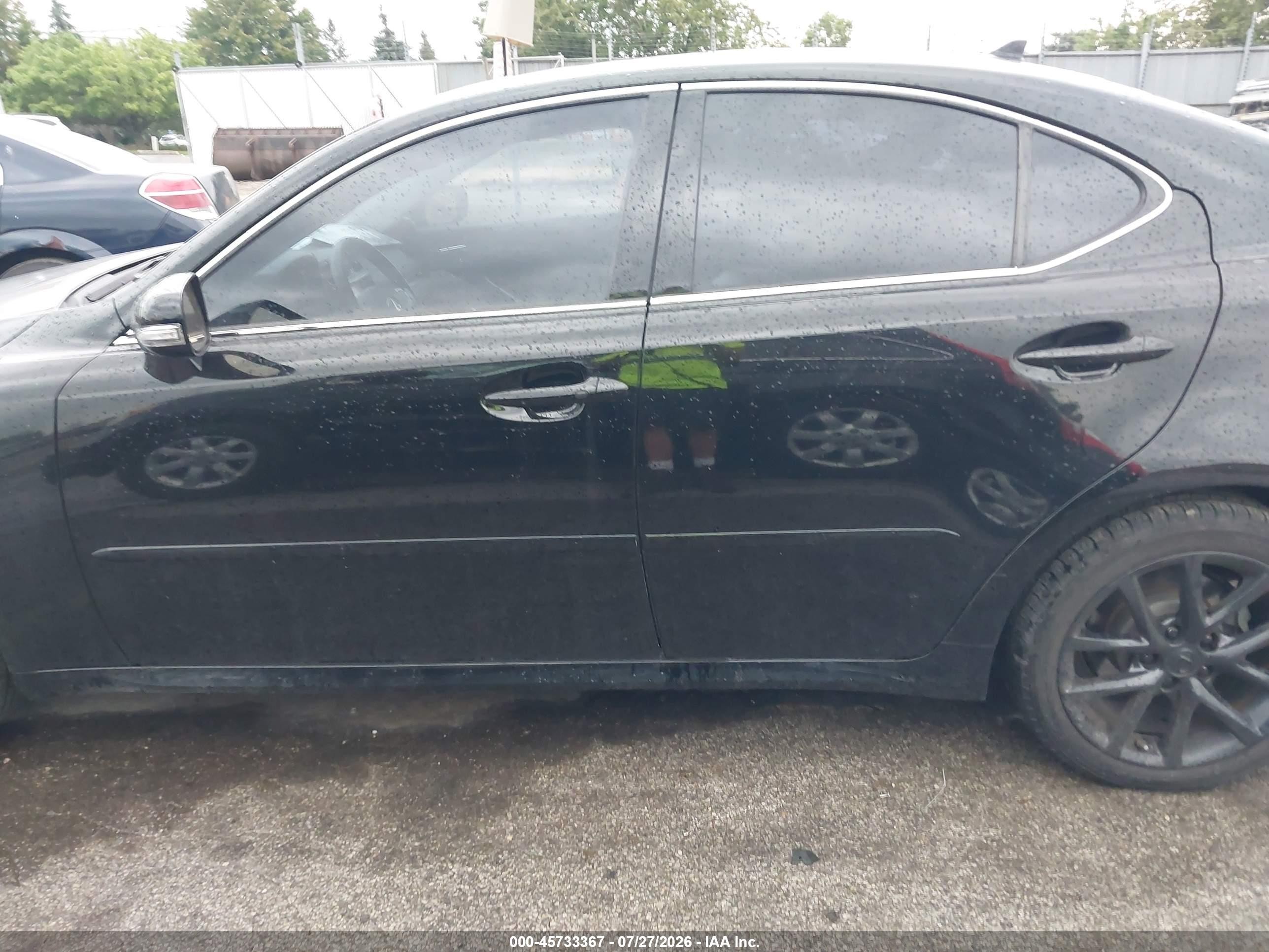 2012 Lexus Is 250   Black vin: JTHCF5C23C5053917