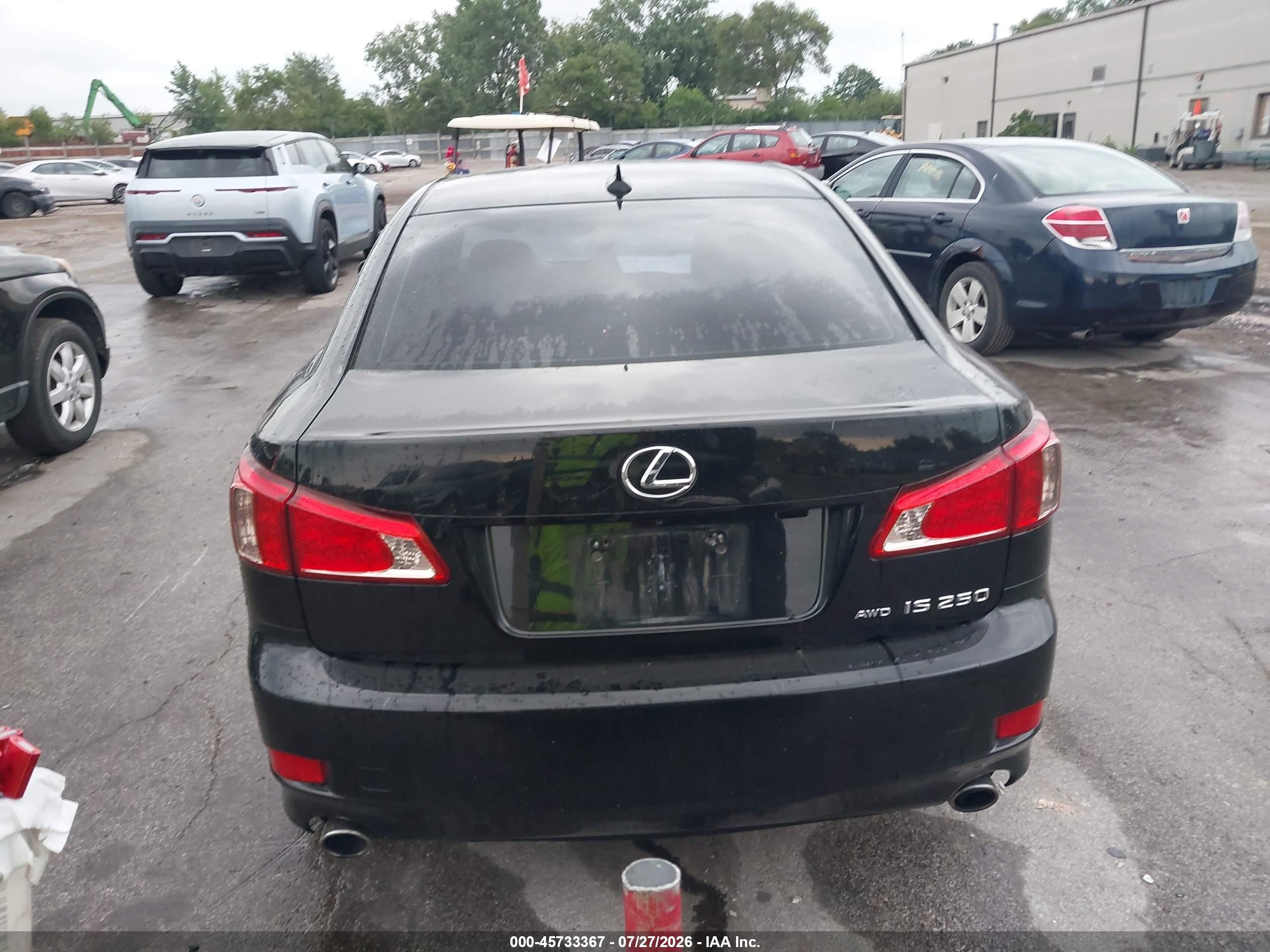 2012 Lexus Is 250   Black vin: JTHCF5C23C5053917
