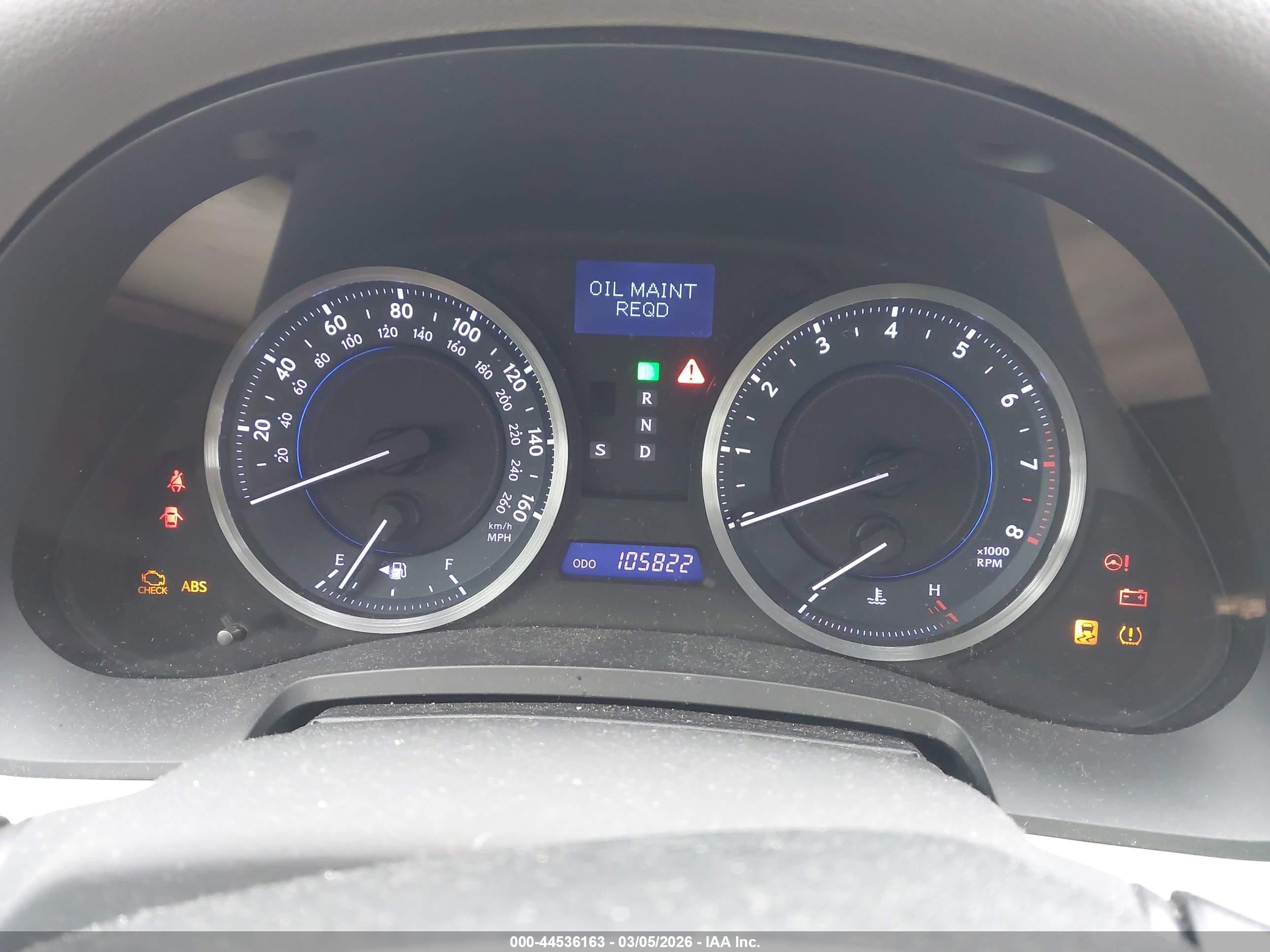 2012 Lexus Is 250   Черный vin: JTHCF5C23C5060639