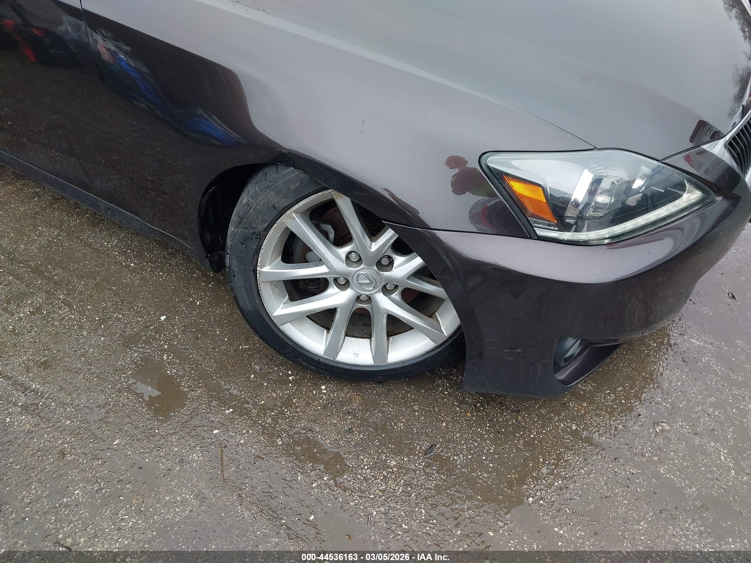 2012 Lexus Is 250   Черный vin: JTHCF5C23C5060639