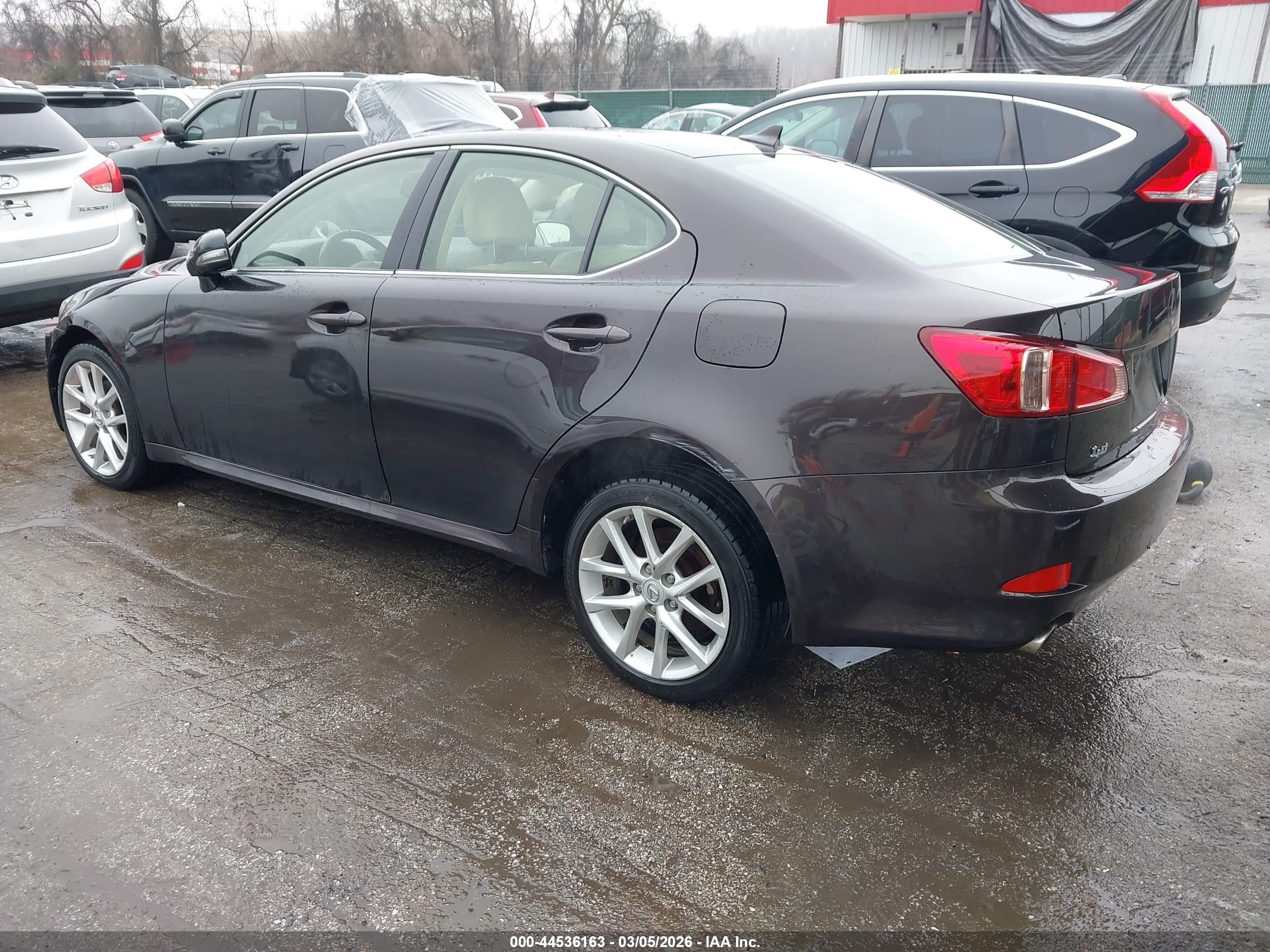 2012 Lexus Is 250   Черный vin: JTHCF5C23C5060639