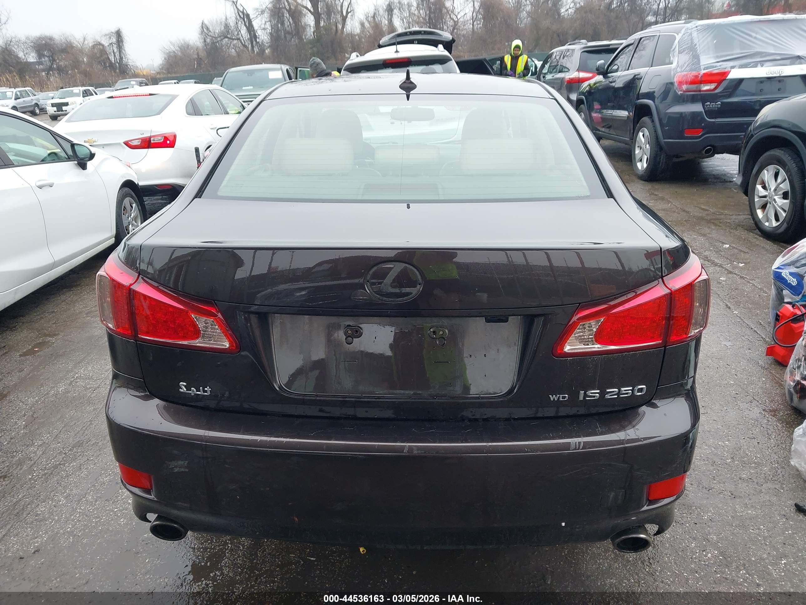 2012 Lexus Is 250   Черный vin: JTHCF5C23C5060639