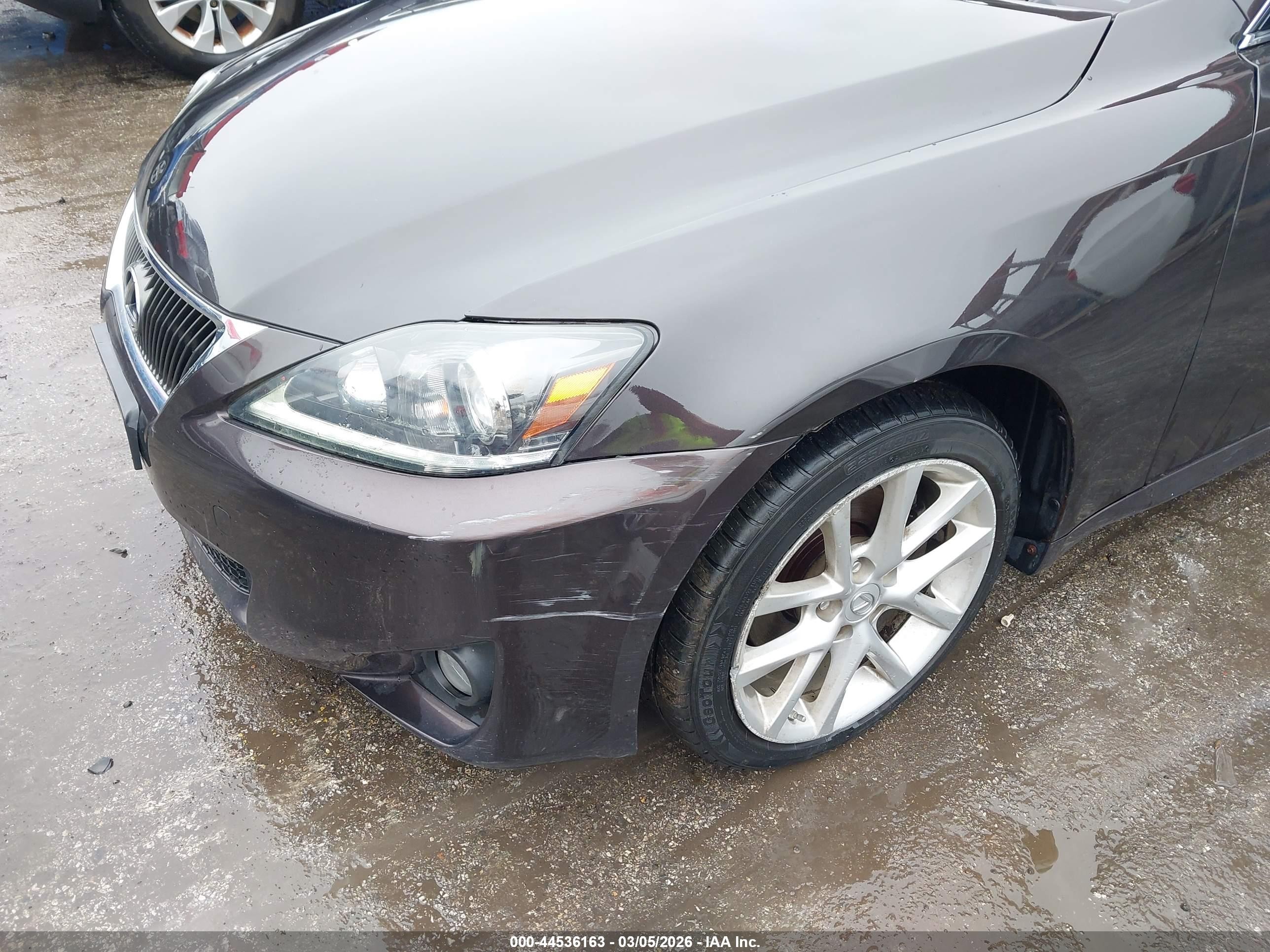 2012 Lexus Is 250   Черный vin: JTHCF5C23C5060639