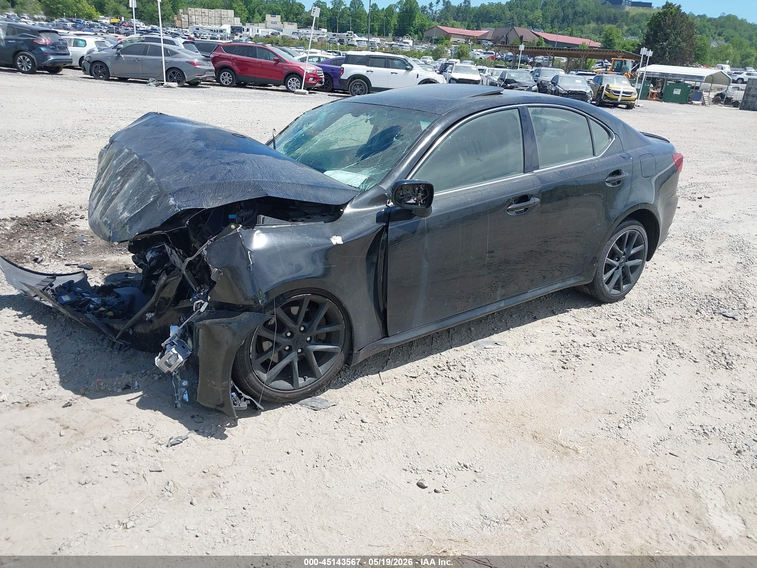 2013 Lexus Is 250   Black vin: JTHCF5C23D5062375