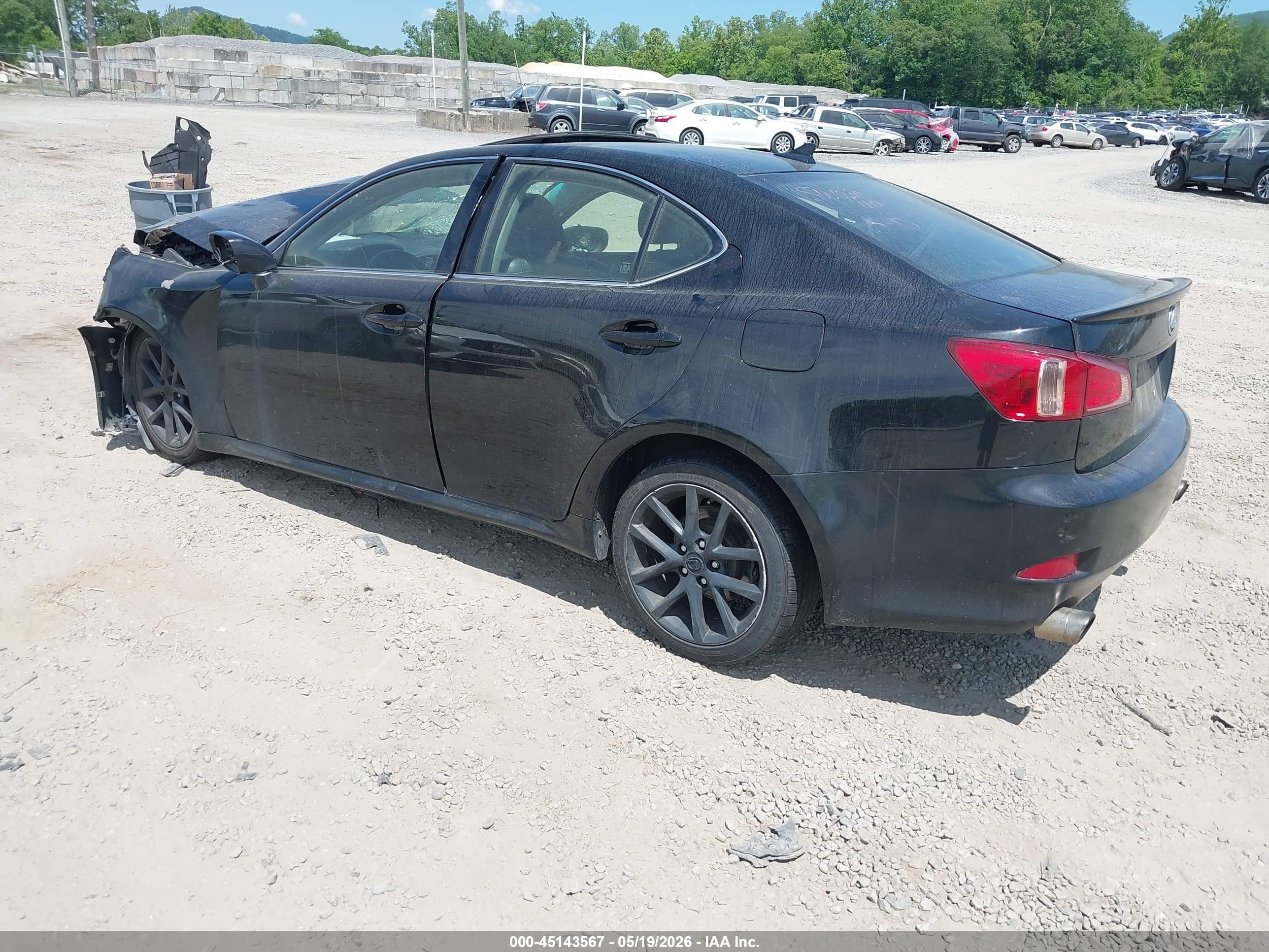 2013 Lexus Is 250   Black vin: JTHCF5C23D5062375
