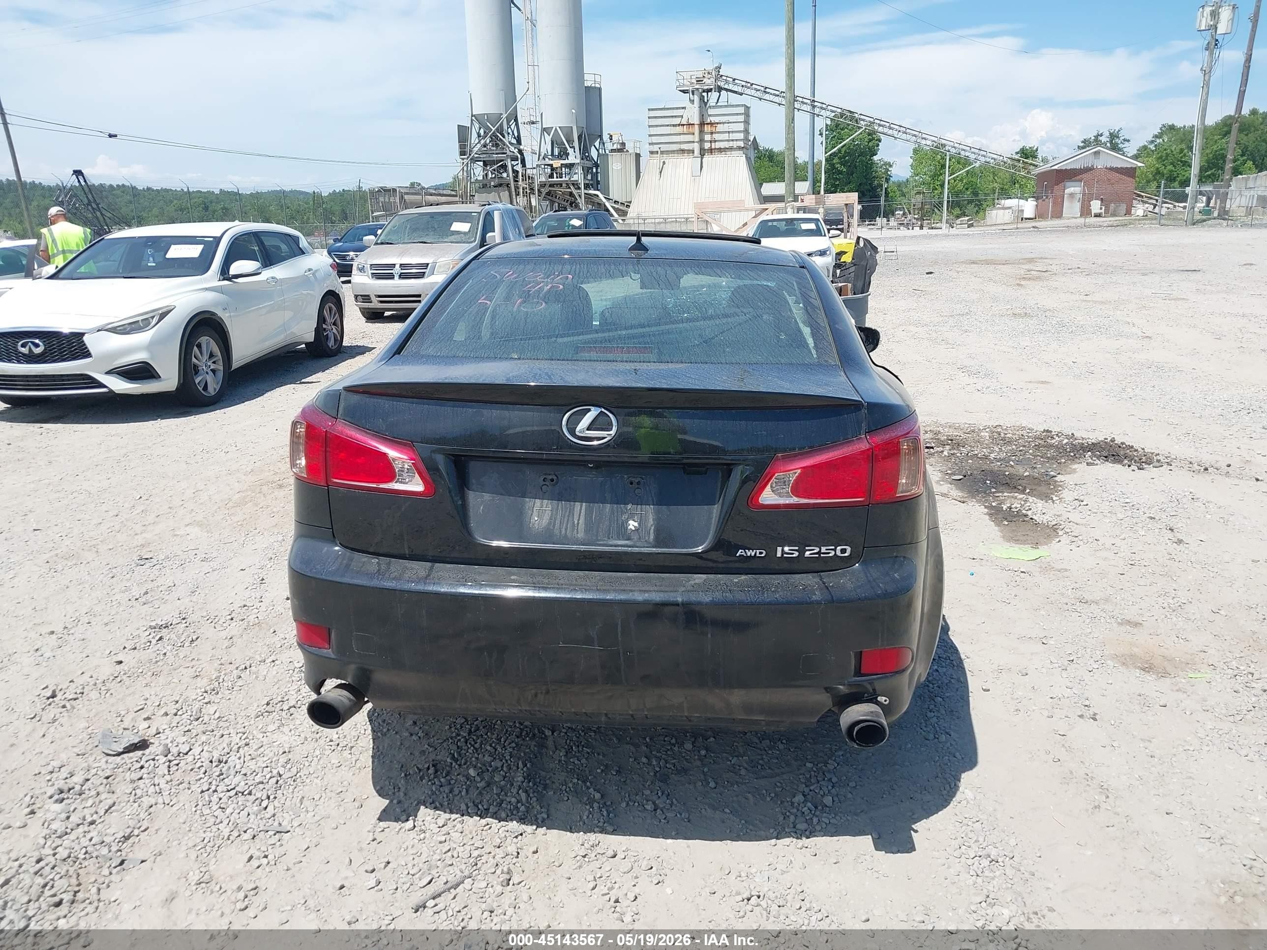 2013 Lexus Is 250   Black vin: JTHCF5C23D5062375