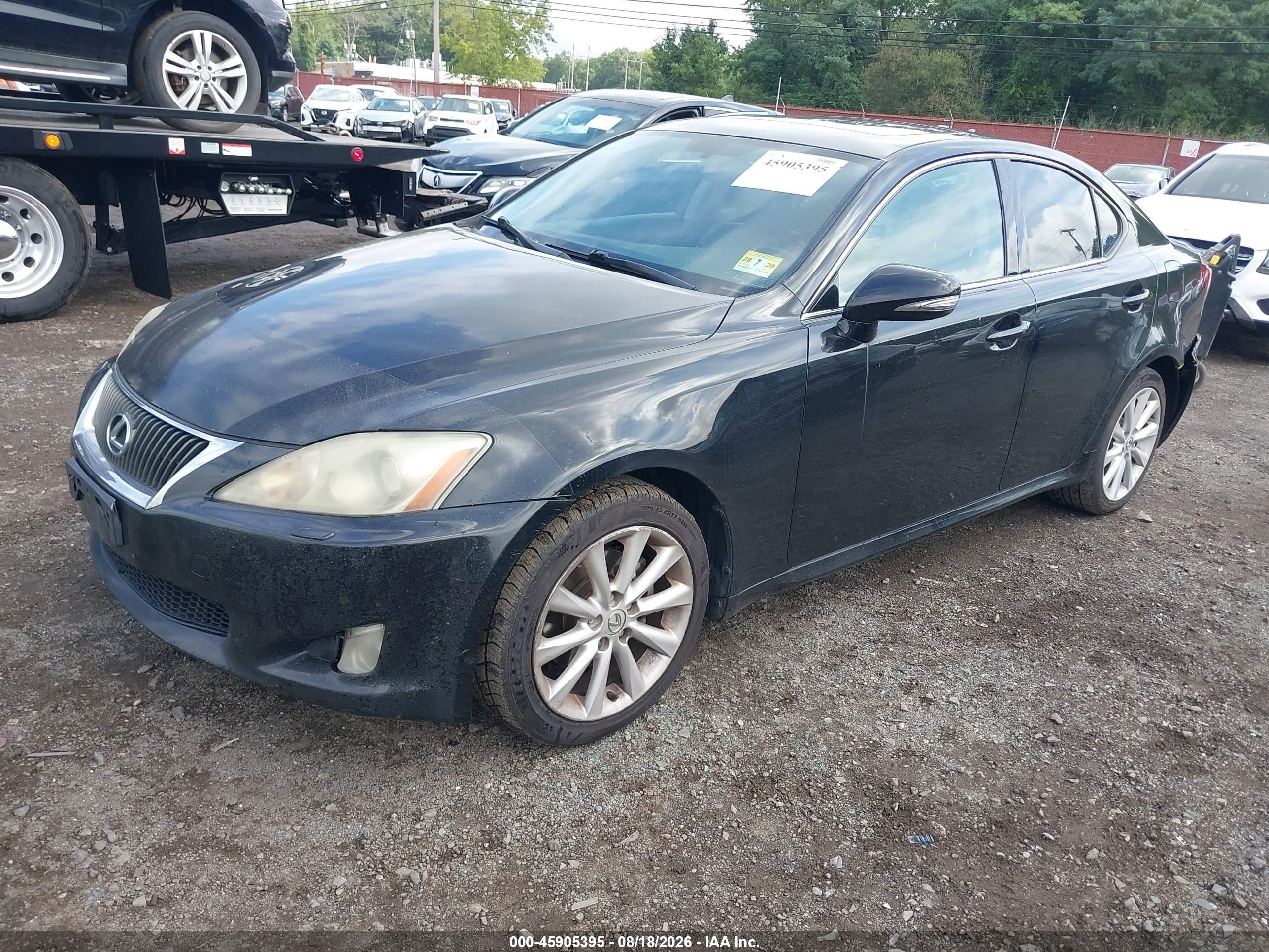2010 Lexus Is 250   Black vin: JTHCF5C24A2032895