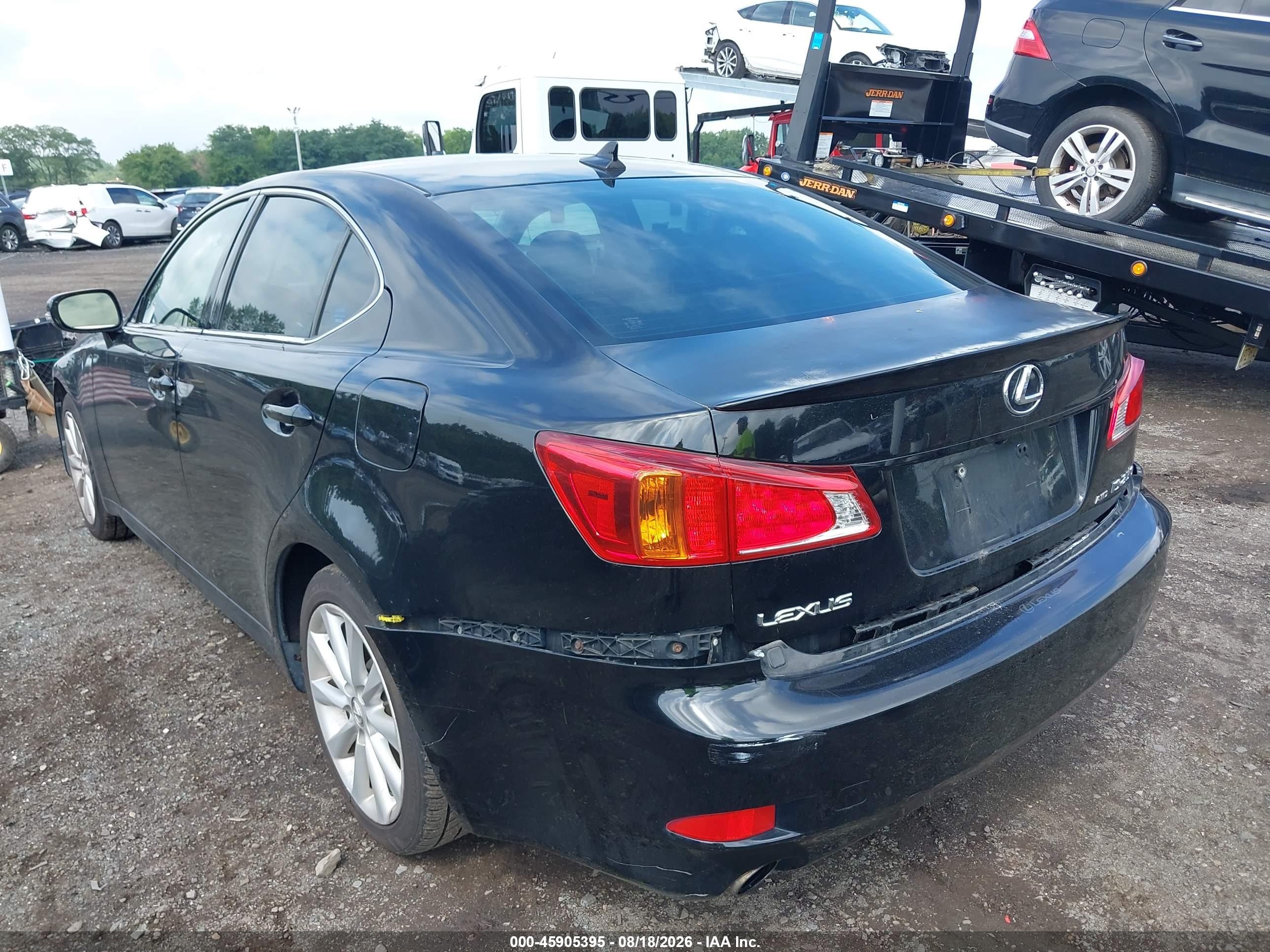 2010 Lexus Is 250   Black vin: JTHCF5C24A2032895