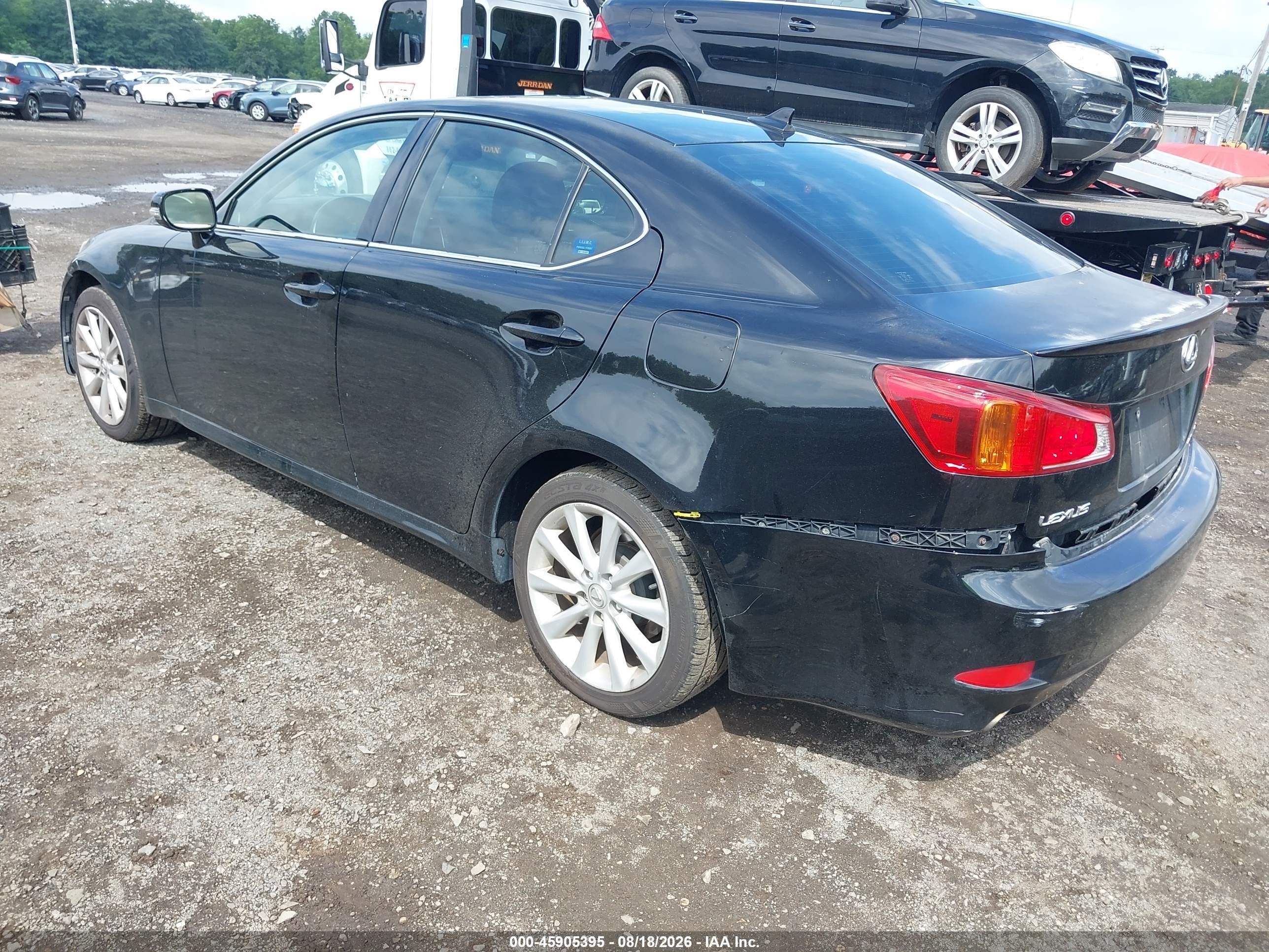 2010 Lexus Is 250   Black vin: JTHCF5C24A2032895