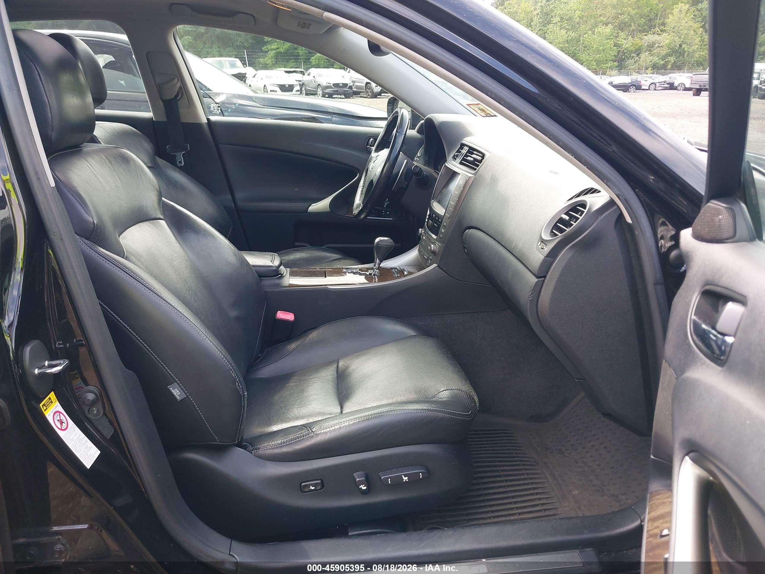 2010 Lexus Is 250   Black vin: JTHCF5C24A2032895