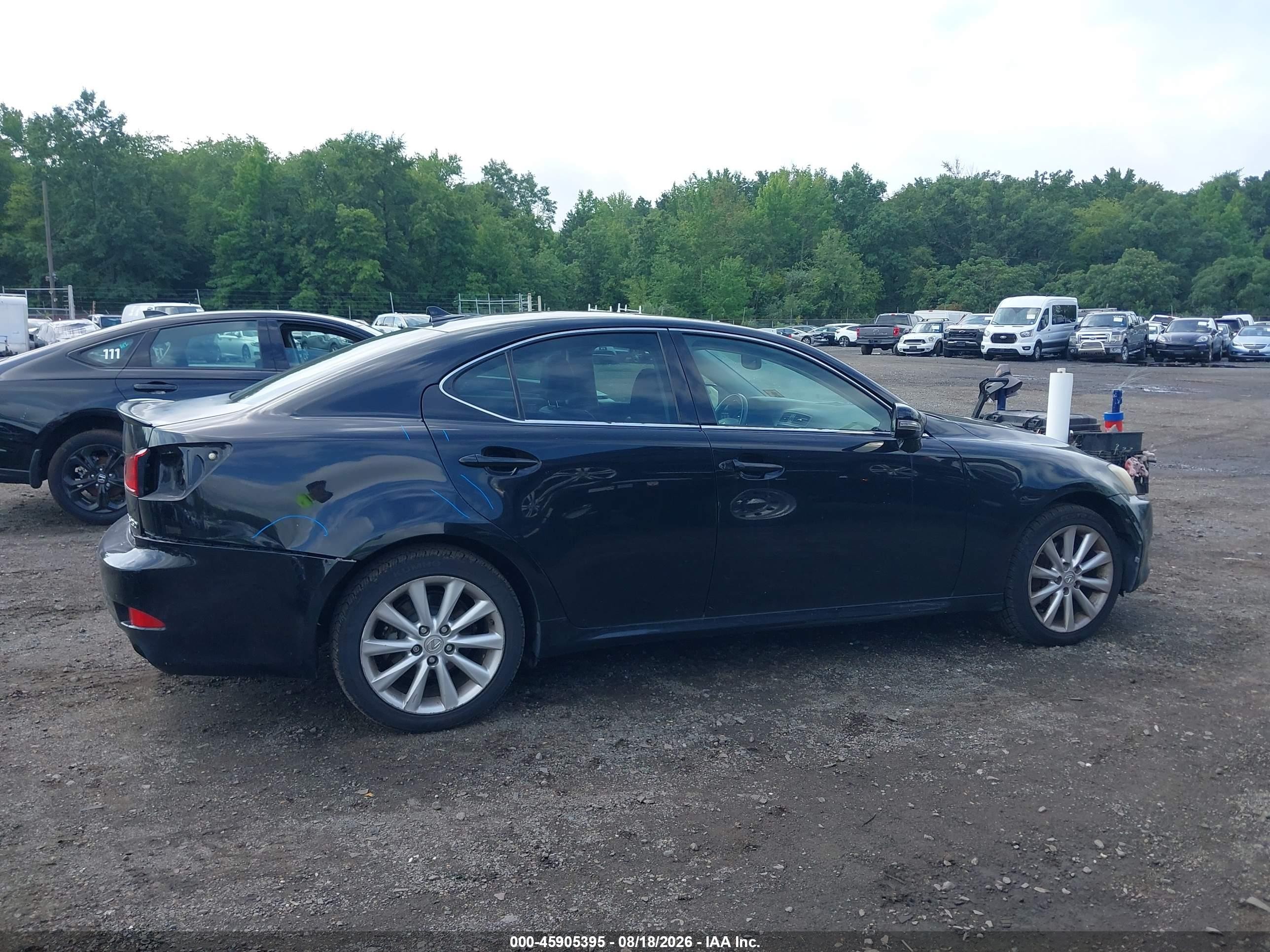 2010 Lexus Is 250   Black vin: JTHCF5C24A2032895