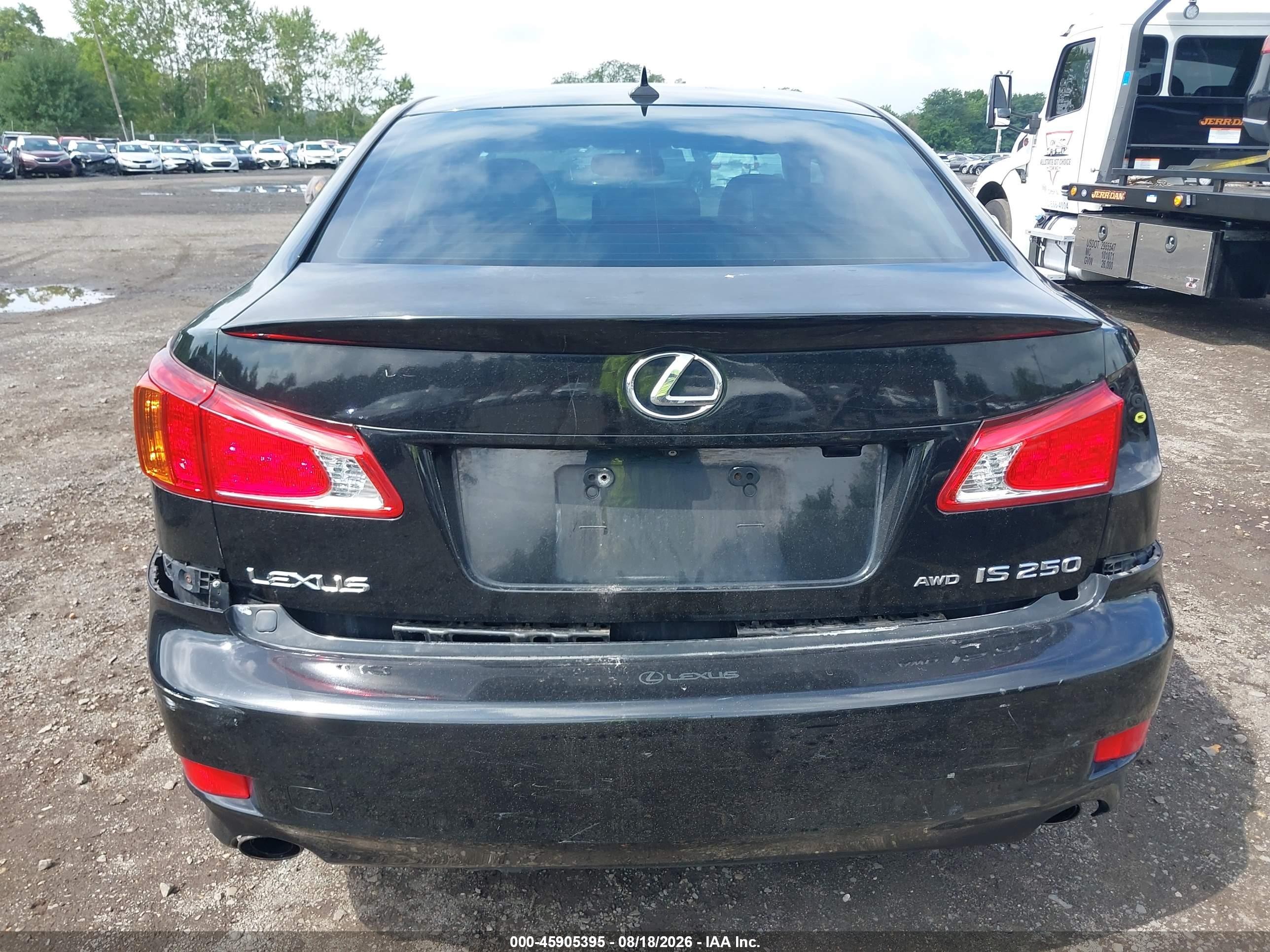 2010 Lexus Is 250   Black vin: JTHCF5C24A2032895