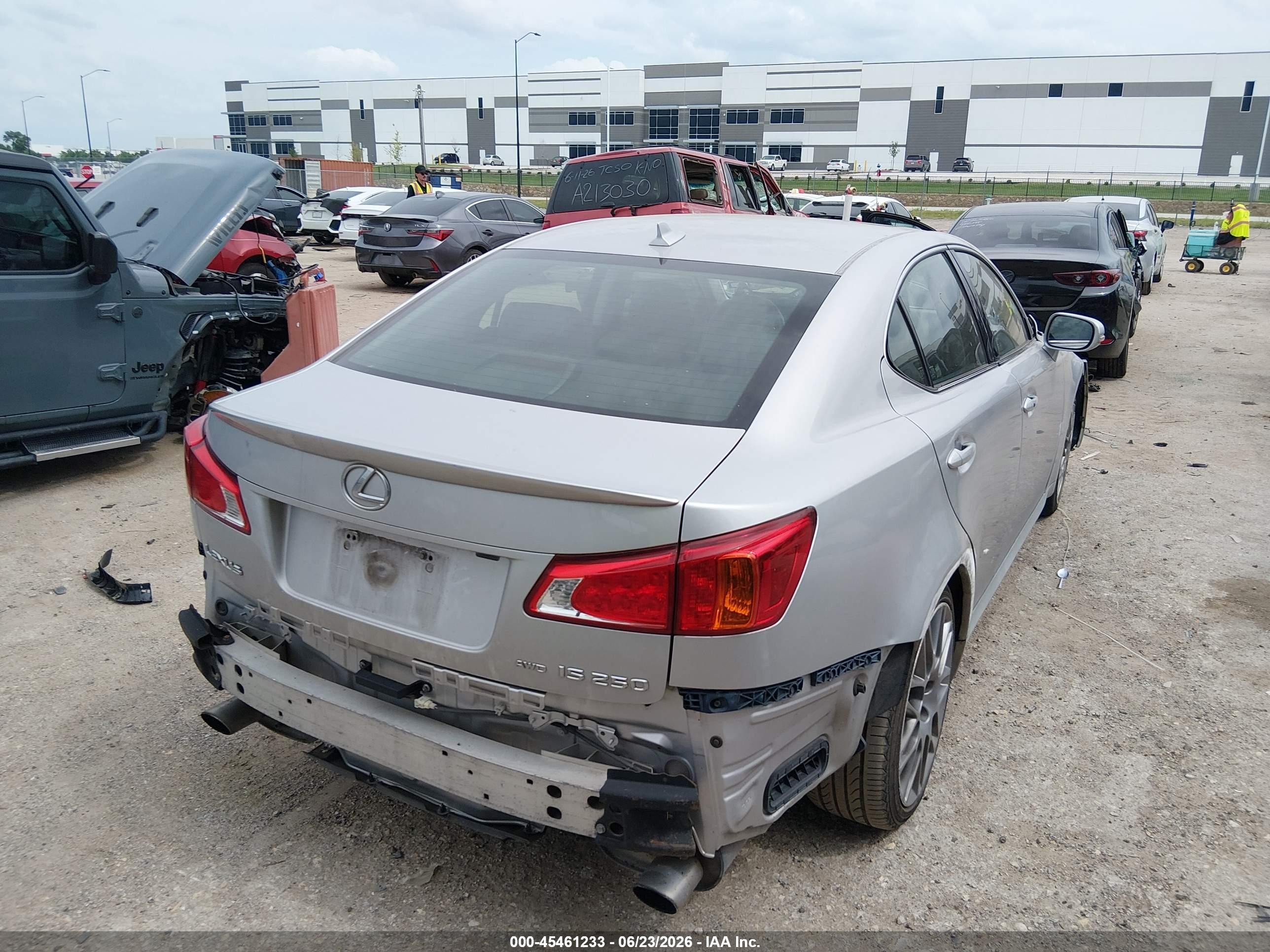 2010 Lexus Is 250   Серебряный vin: JTHCF5C24A5036671