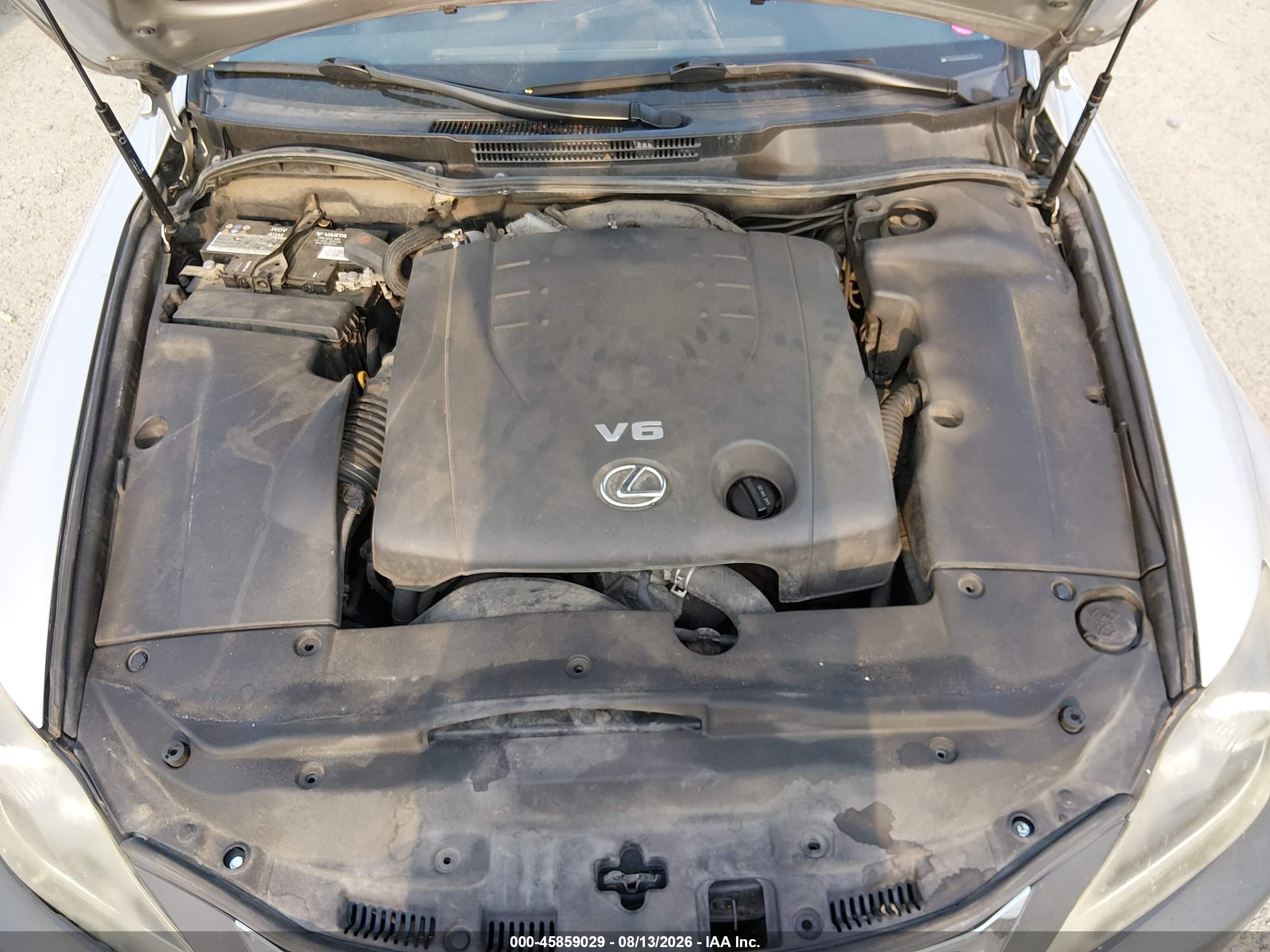 2012 Lexus Is 250 Silver vin: JTHCF5C24C5053067