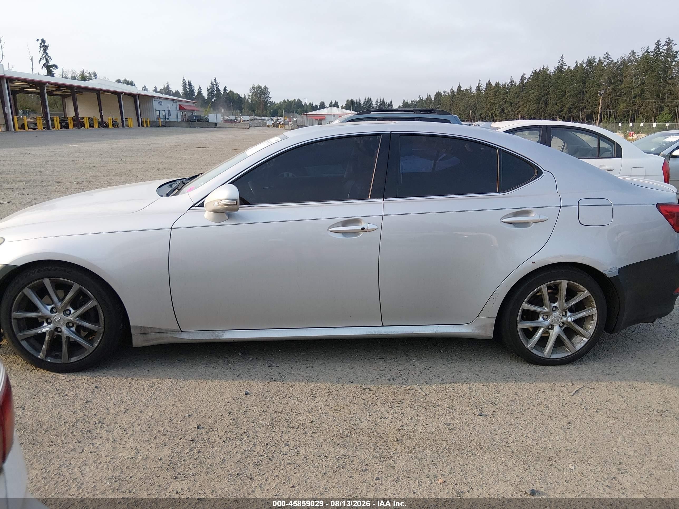 2012 Lexus Is 250 Silver vin: JTHCF5C24C5053067