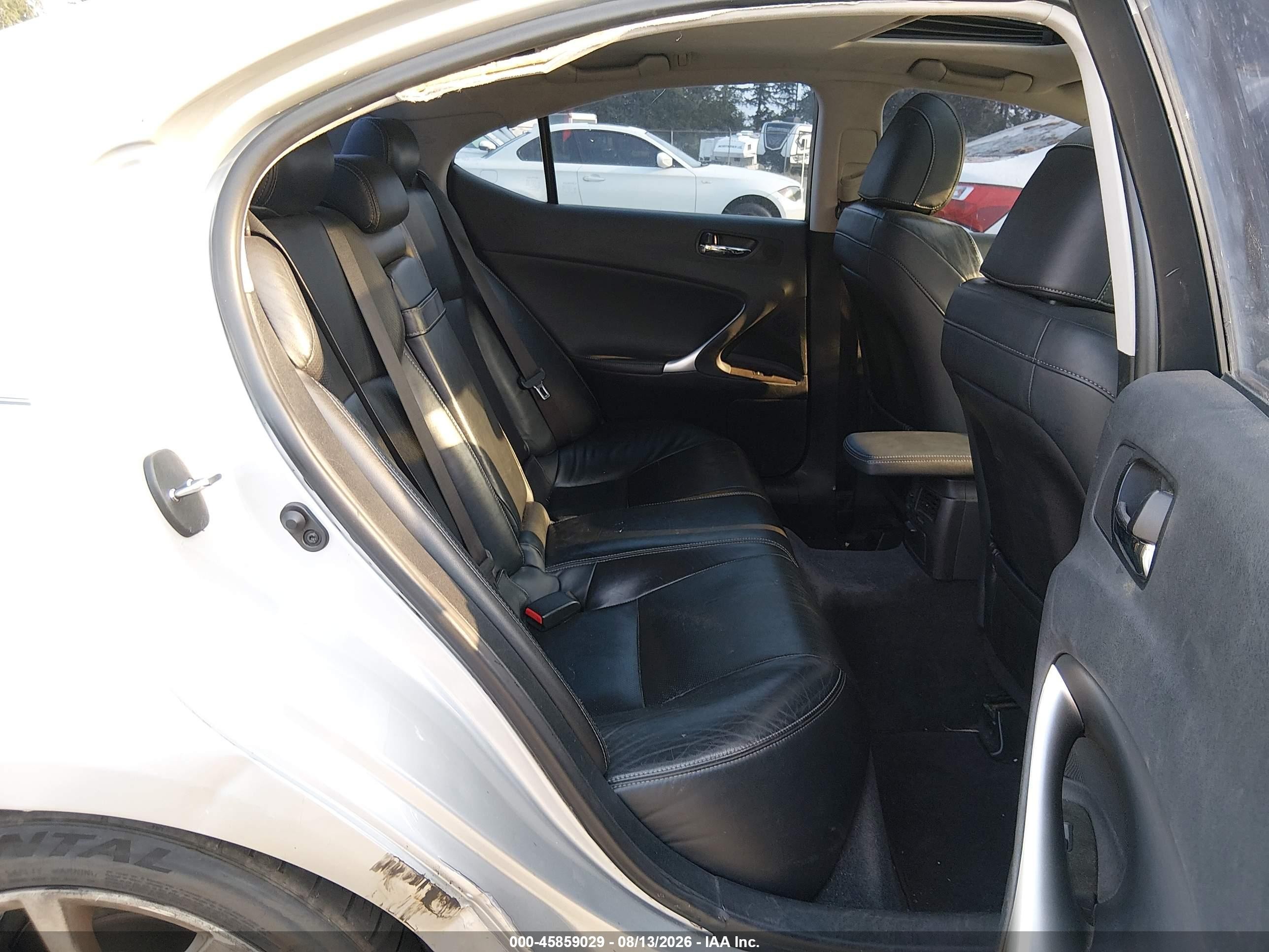 2012 Lexus Is 250 Silver vin: JTHCF5C24C5053067