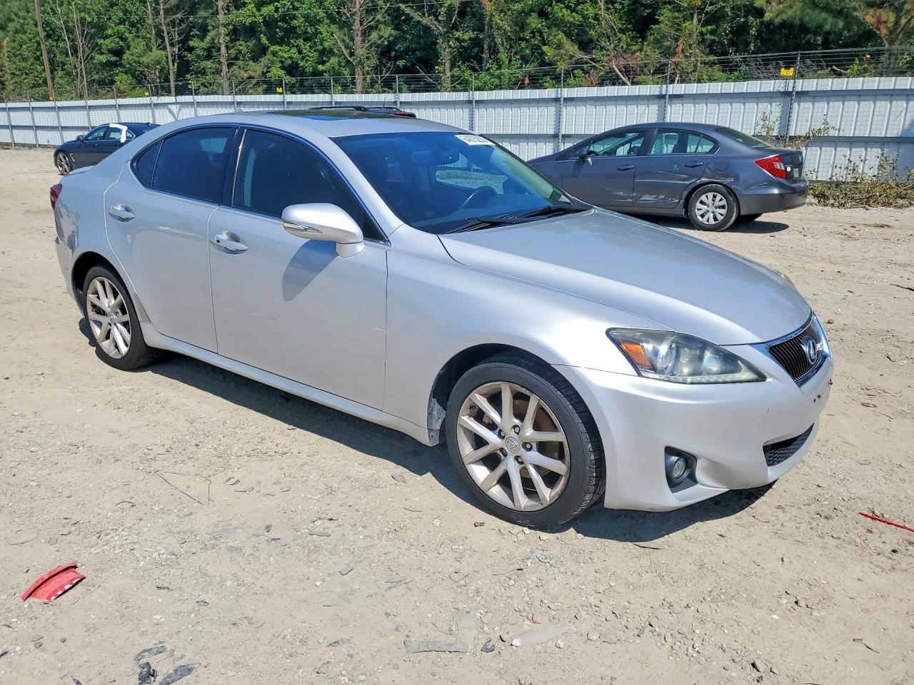 2012 Lexus Is 250 Silver vin: JTHCF5C24C5056521
