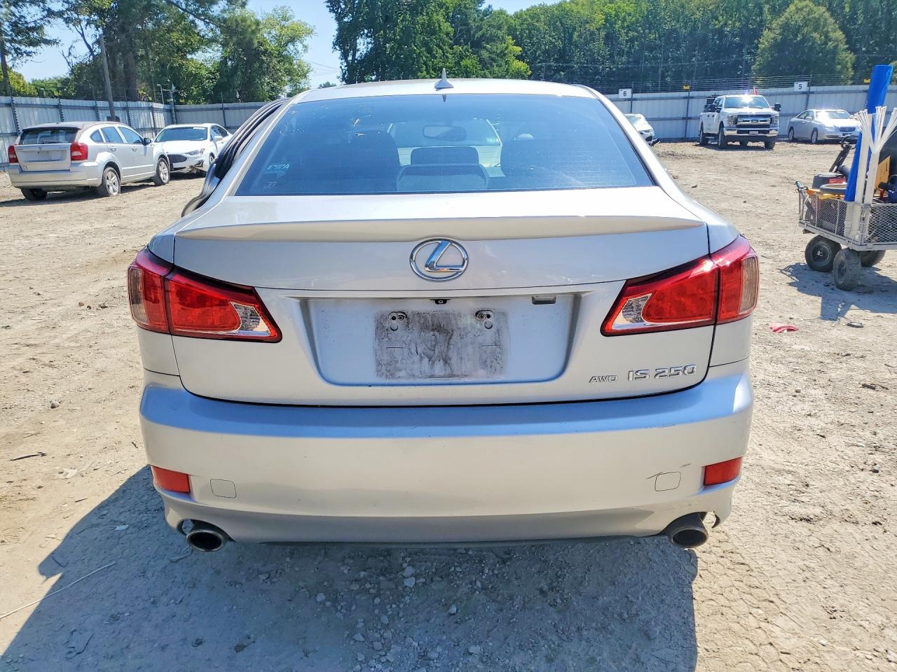 2012 Lexus Is 250 Silver vin: JTHCF5C24C5056521