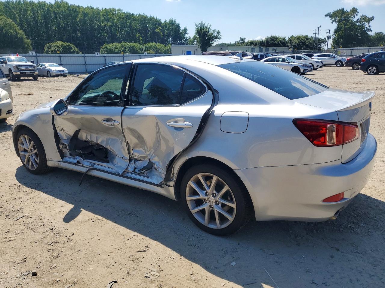 2012 Lexus Is 250 Silver vin: JTHCF5C24C5056521