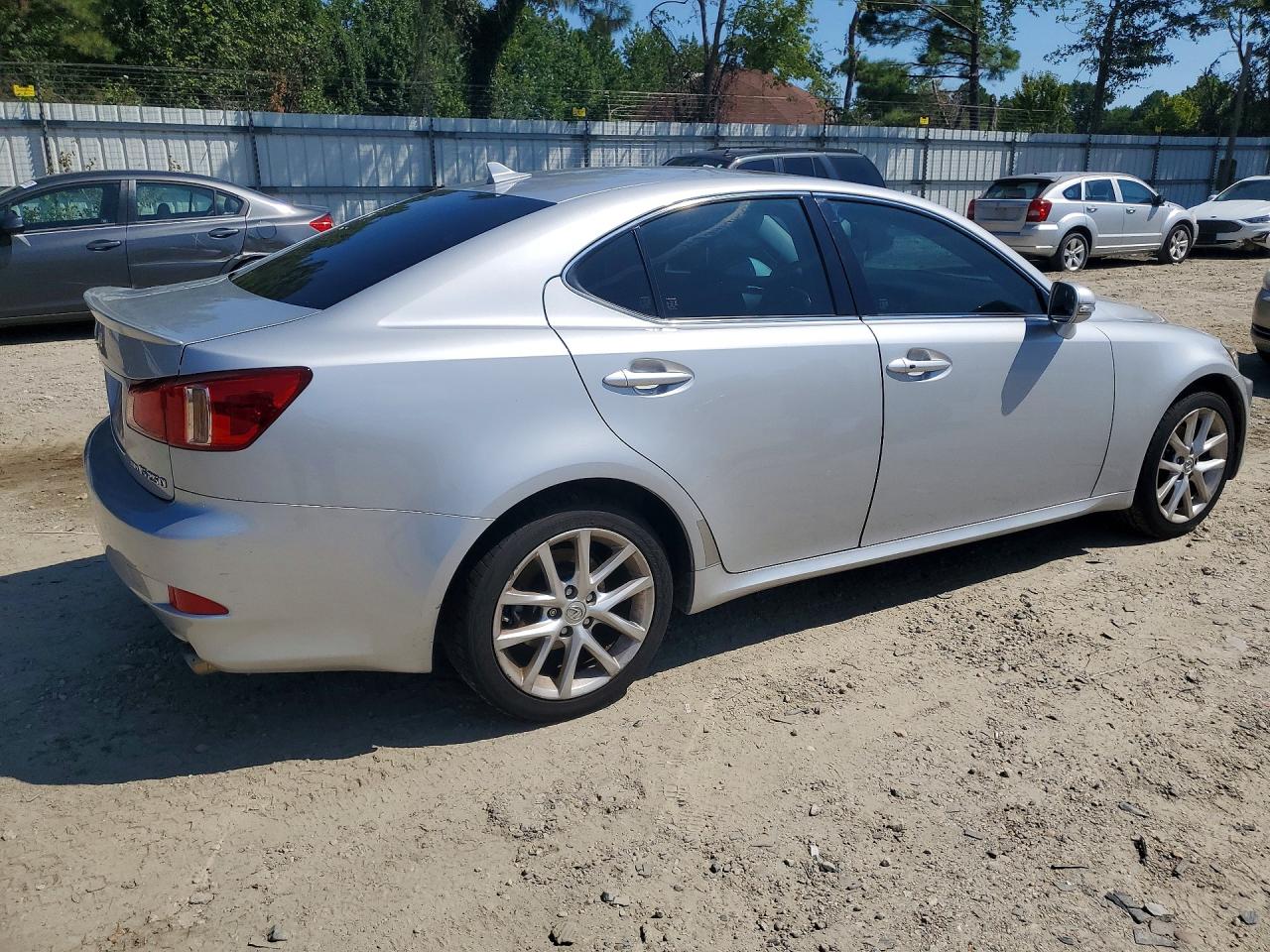 2012 Lexus Is 250 Silver vin: JTHCF5C24C5056521