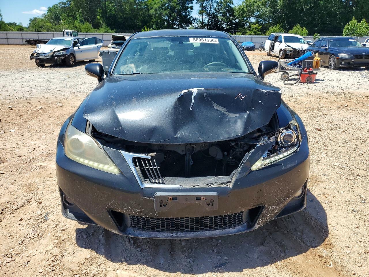 2012 Lexus Is 250 Черный vin: JTHCF5C24C5057524