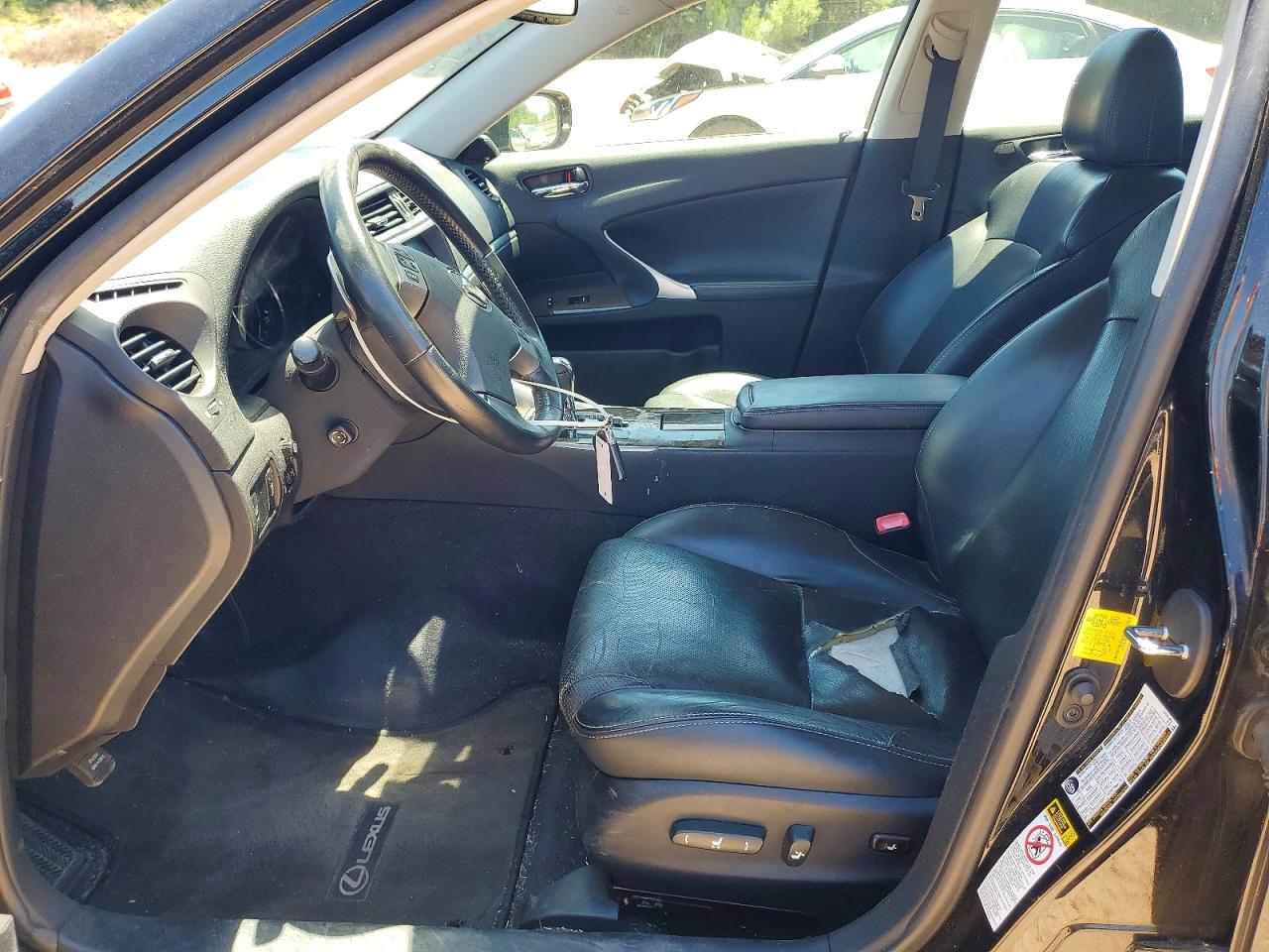 2012 Lexus Is 250 Черный vin: JTHCF5C24C5057524
