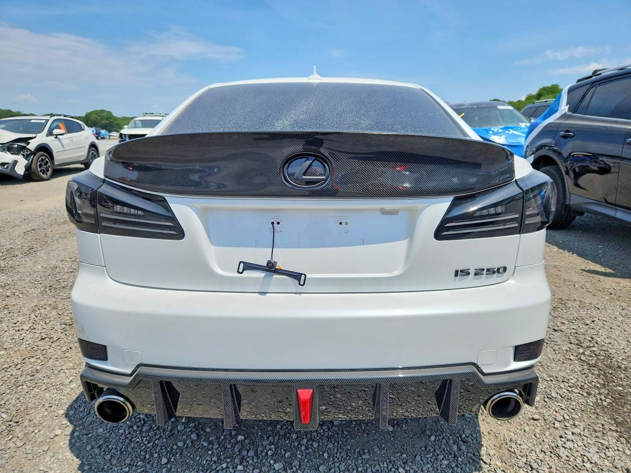 2013 Lexus Is 250 White vin: JTHCF5C24D5063051