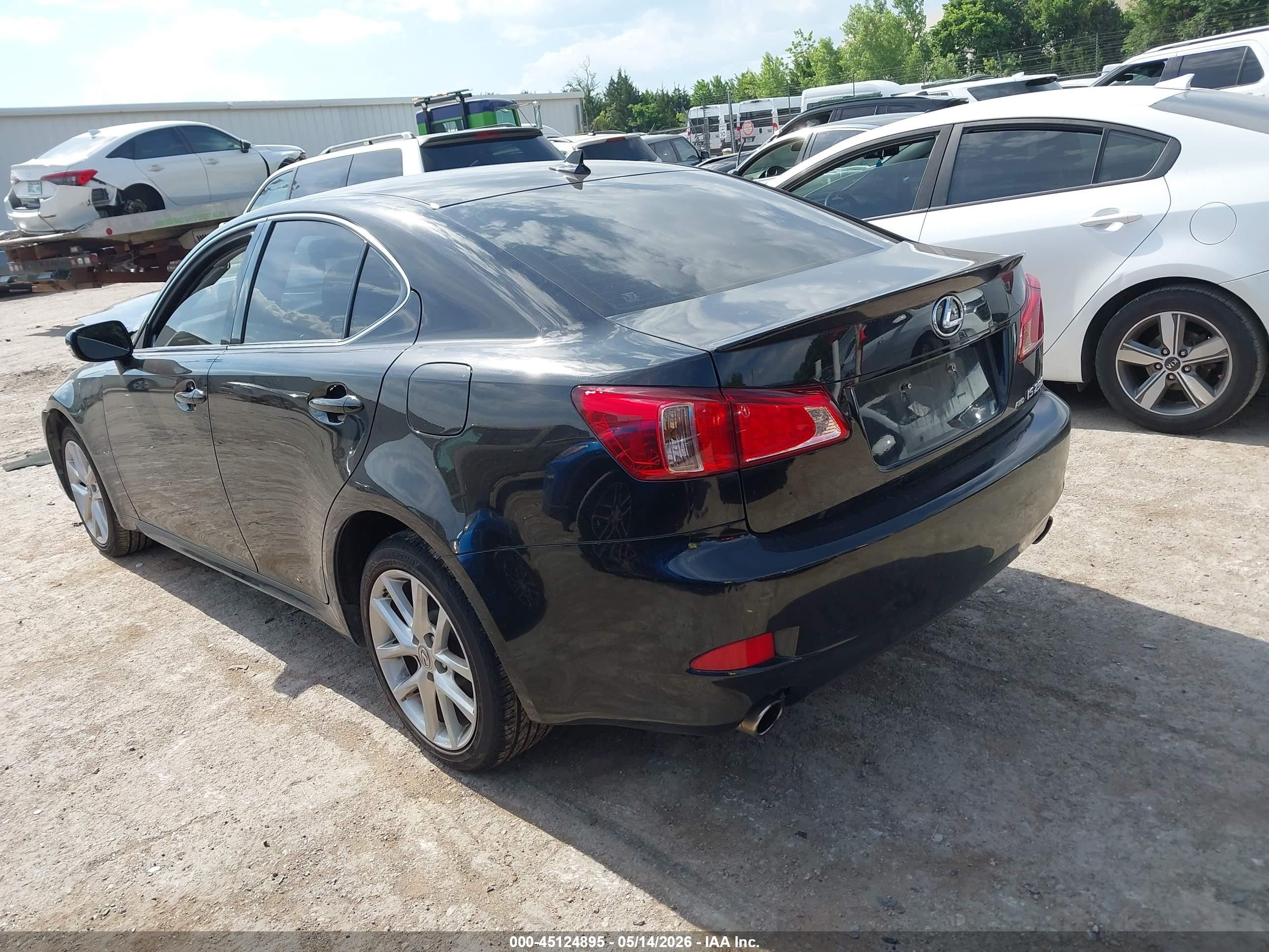 2013 Lexus Is 250   Black vin: JTHCF5C24D5063910