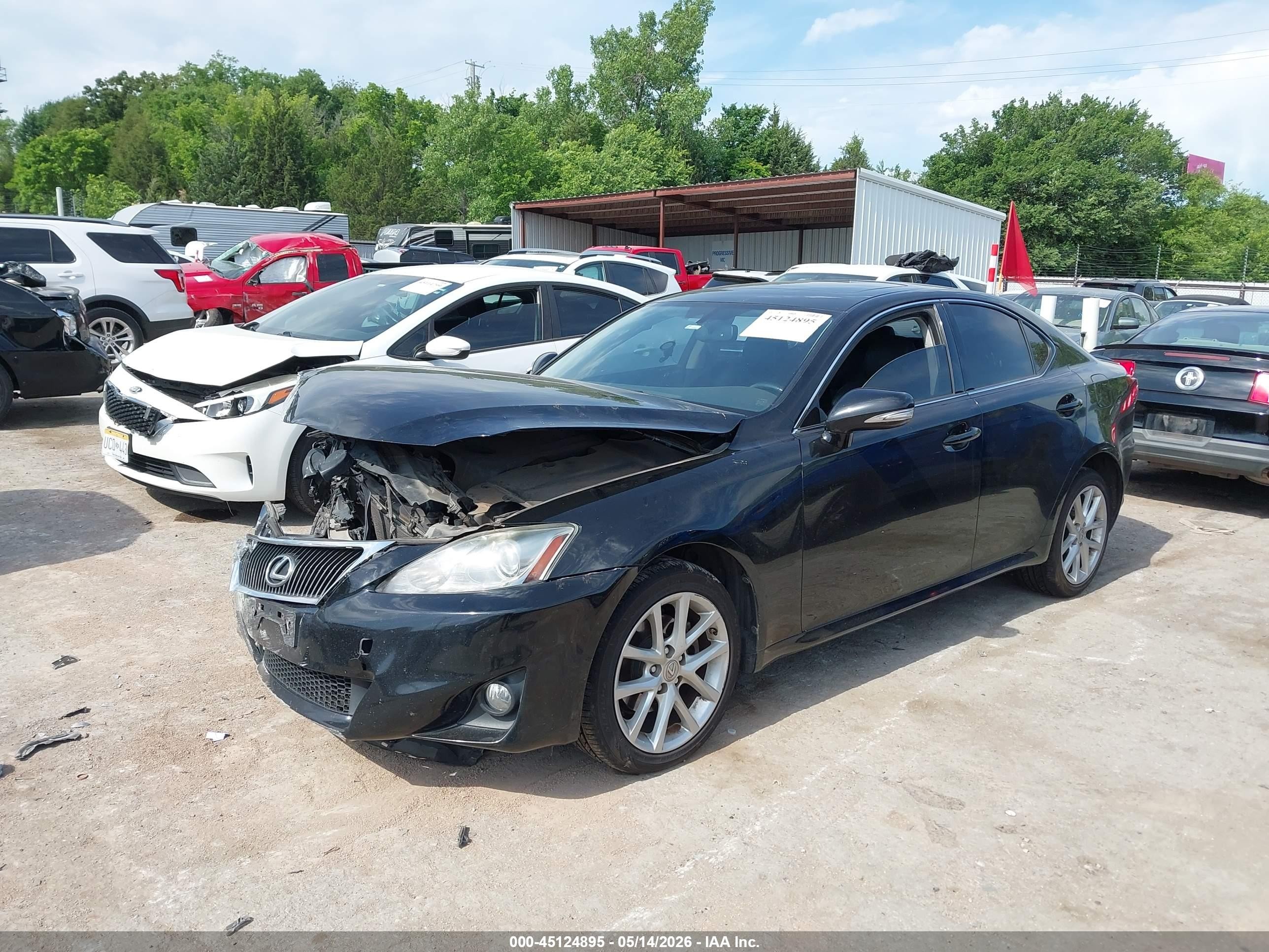 2013 Lexus Is 250   Black vin: JTHCF5C24D5063910