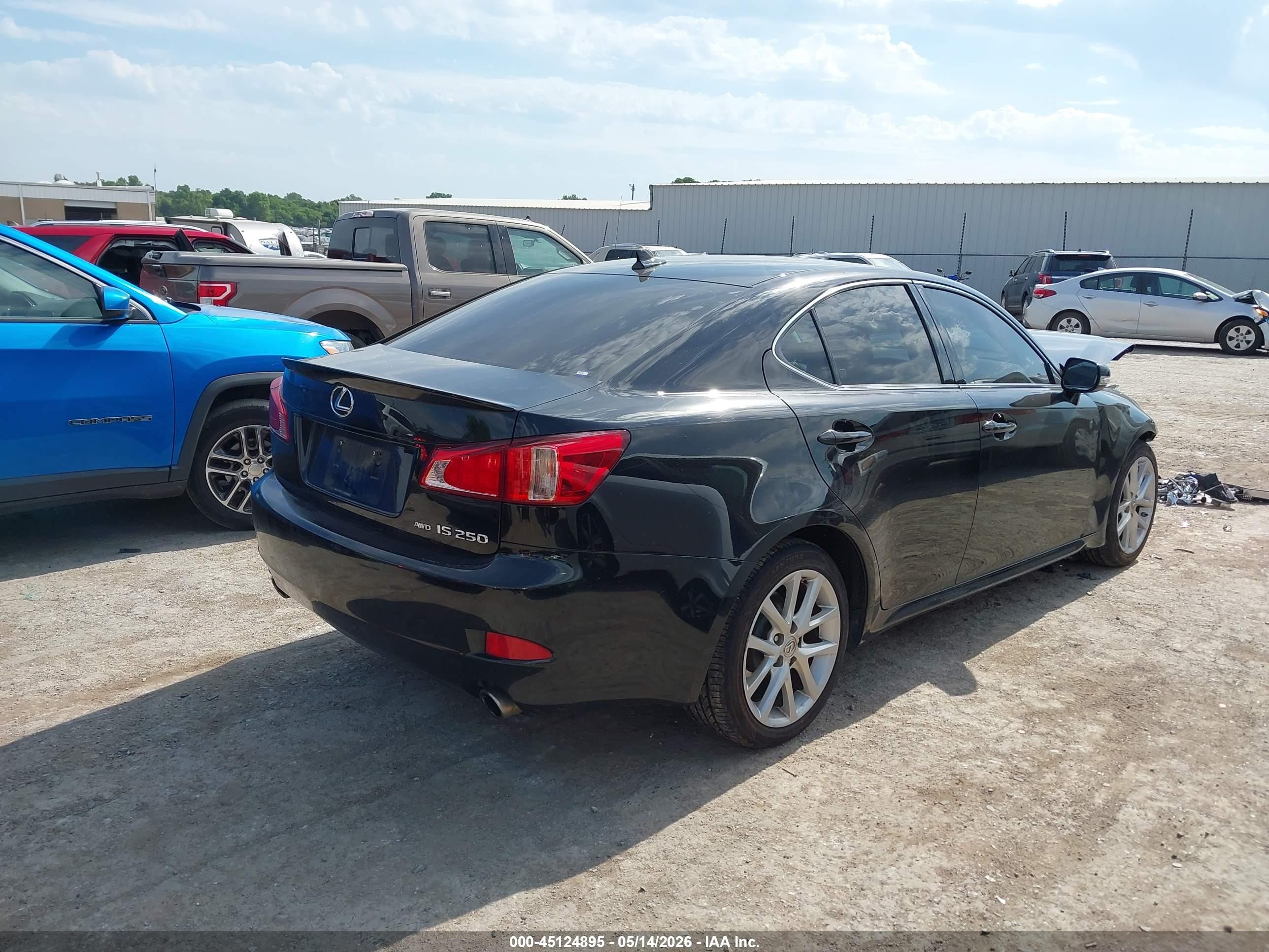 2013 Lexus Is 250   Black vin: JTHCF5C24D5063910