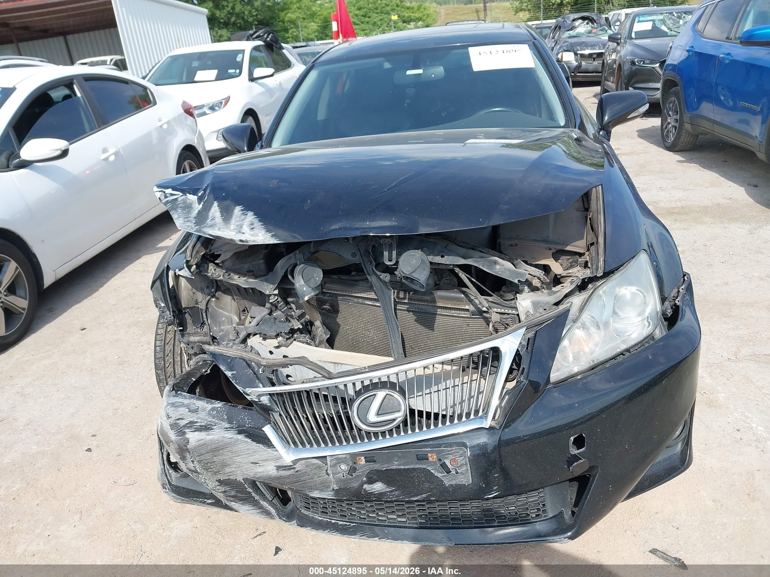2013 Lexus Is 250   Black vin: JTHCF5C24D5063910