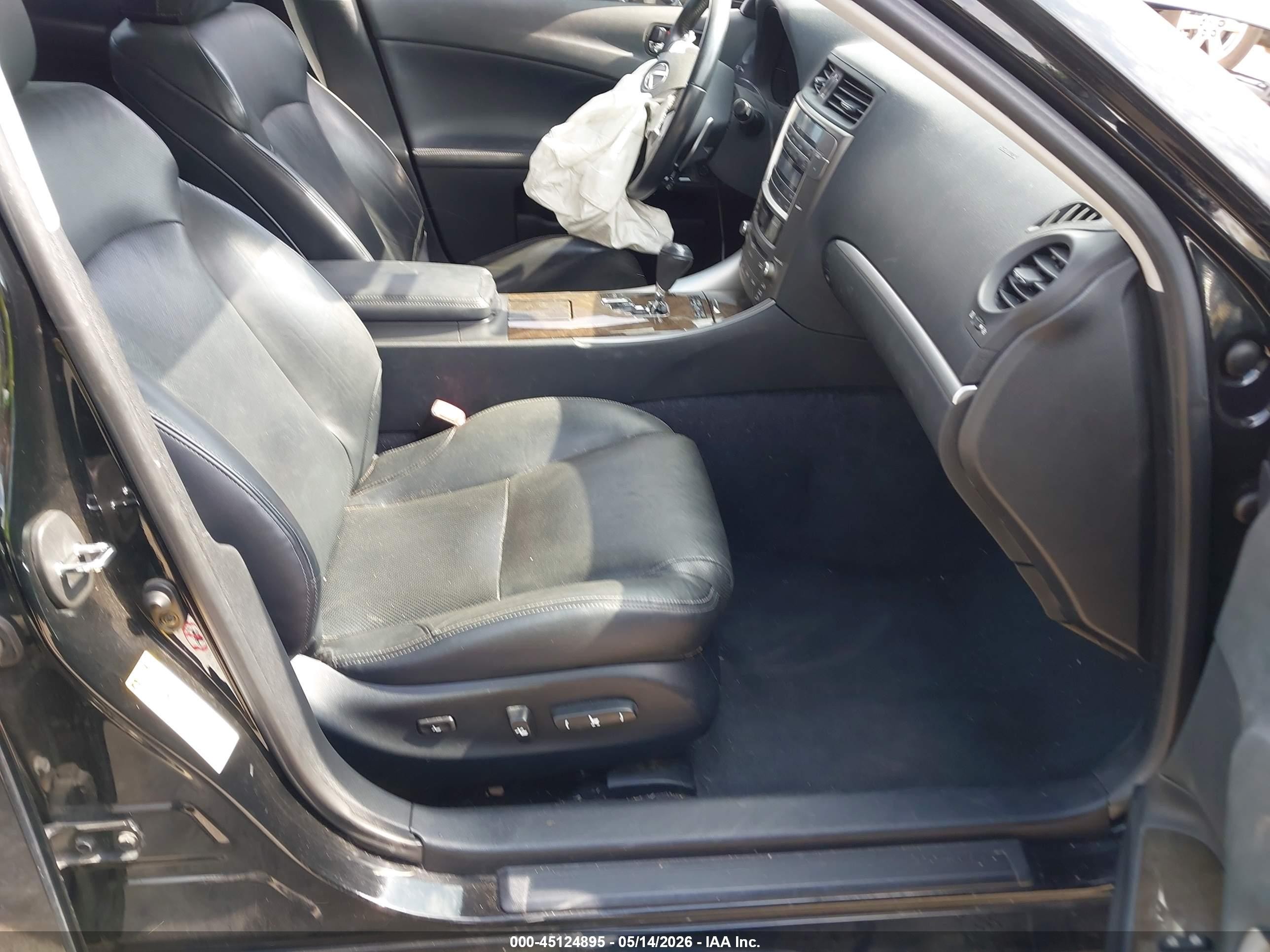 2013 Lexus Is 250   Black vin: JTHCF5C24D5063910
