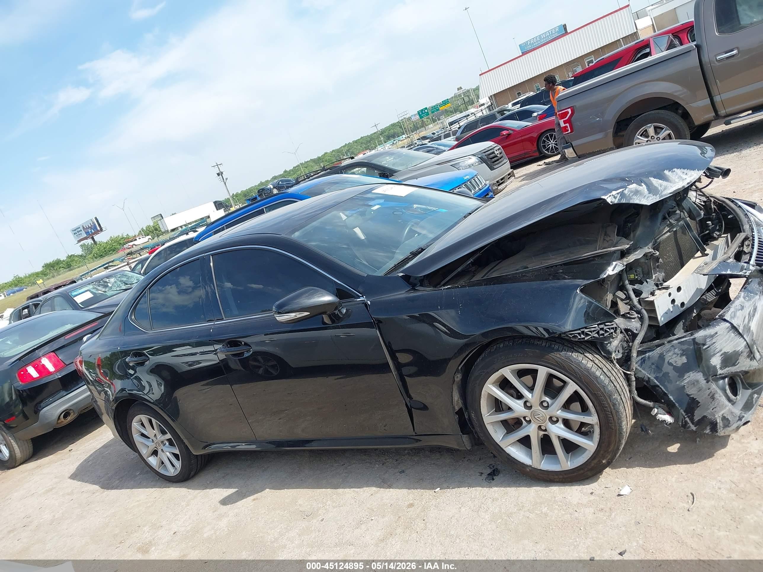 2013 Lexus Is 250   Black vin: JTHCF5C24D5063910