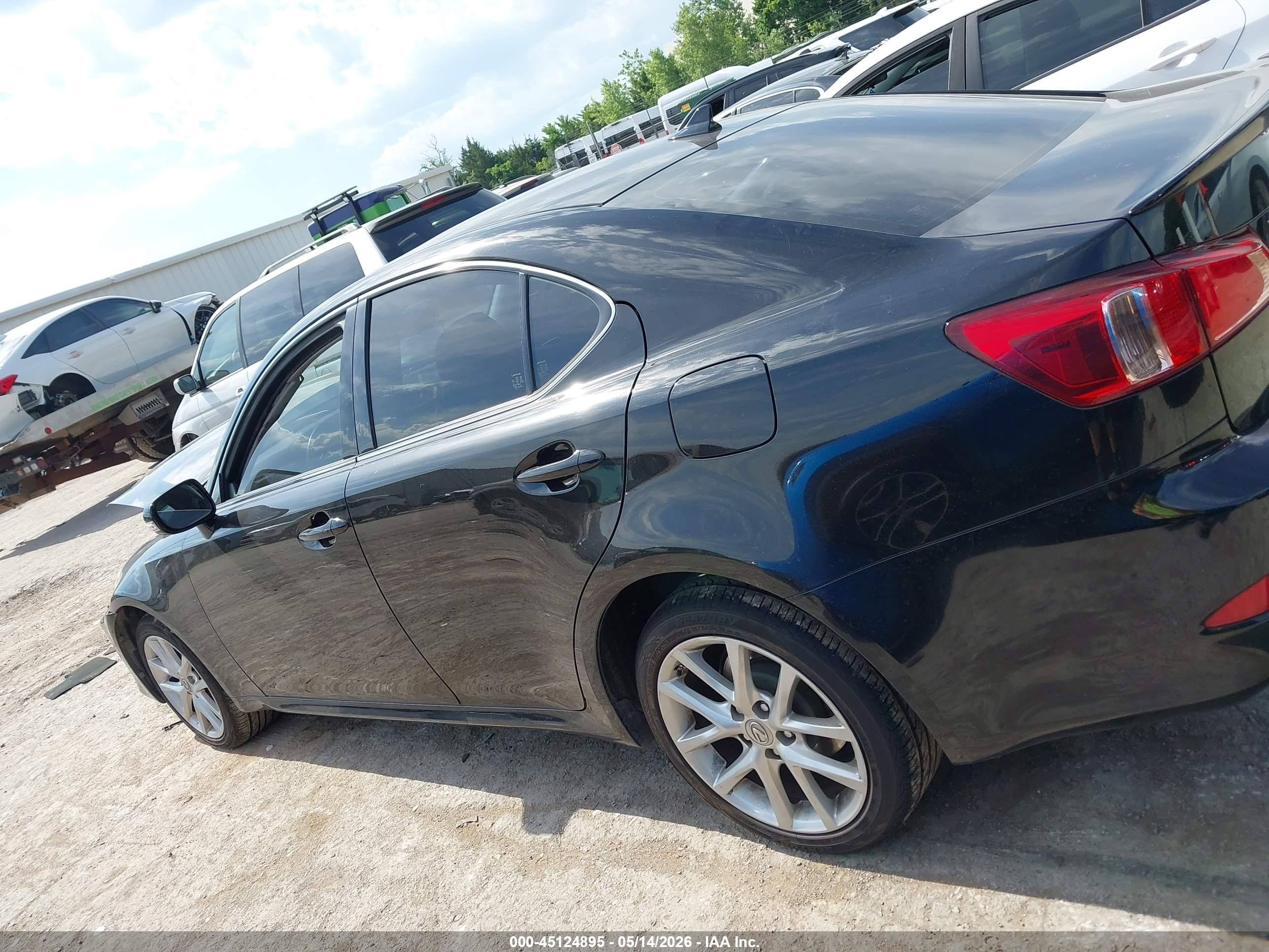 2013 Lexus Is 250   Black vin: JTHCF5C24D5063910