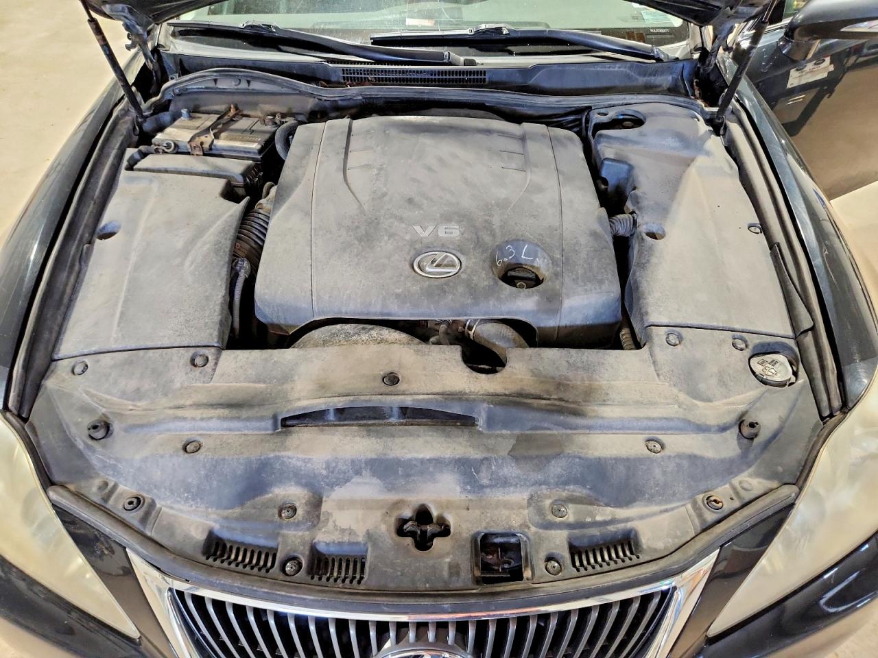 2010 Lexus Is 250 Черный vin: JTHCF5C25A2034090