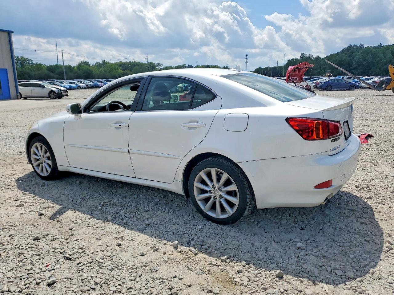 2010 Lexus Is 250 White vin: JTHCF5C25A2034185