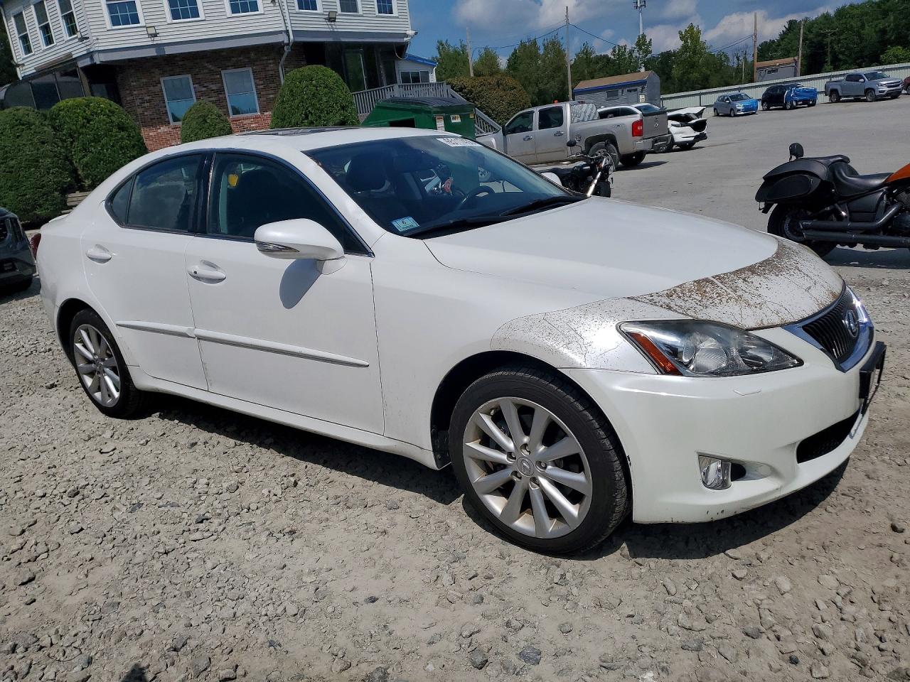 2010 Lexus Is 250 White vin: JTHCF5C25A2034185
