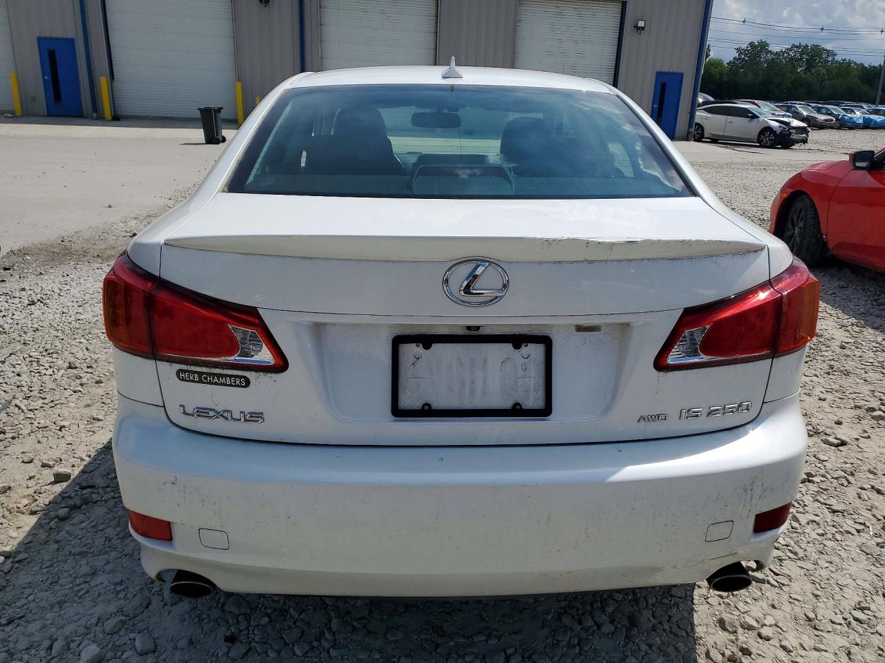 2010 Lexus Is 250 White vin: JTHCF5C25A2034185