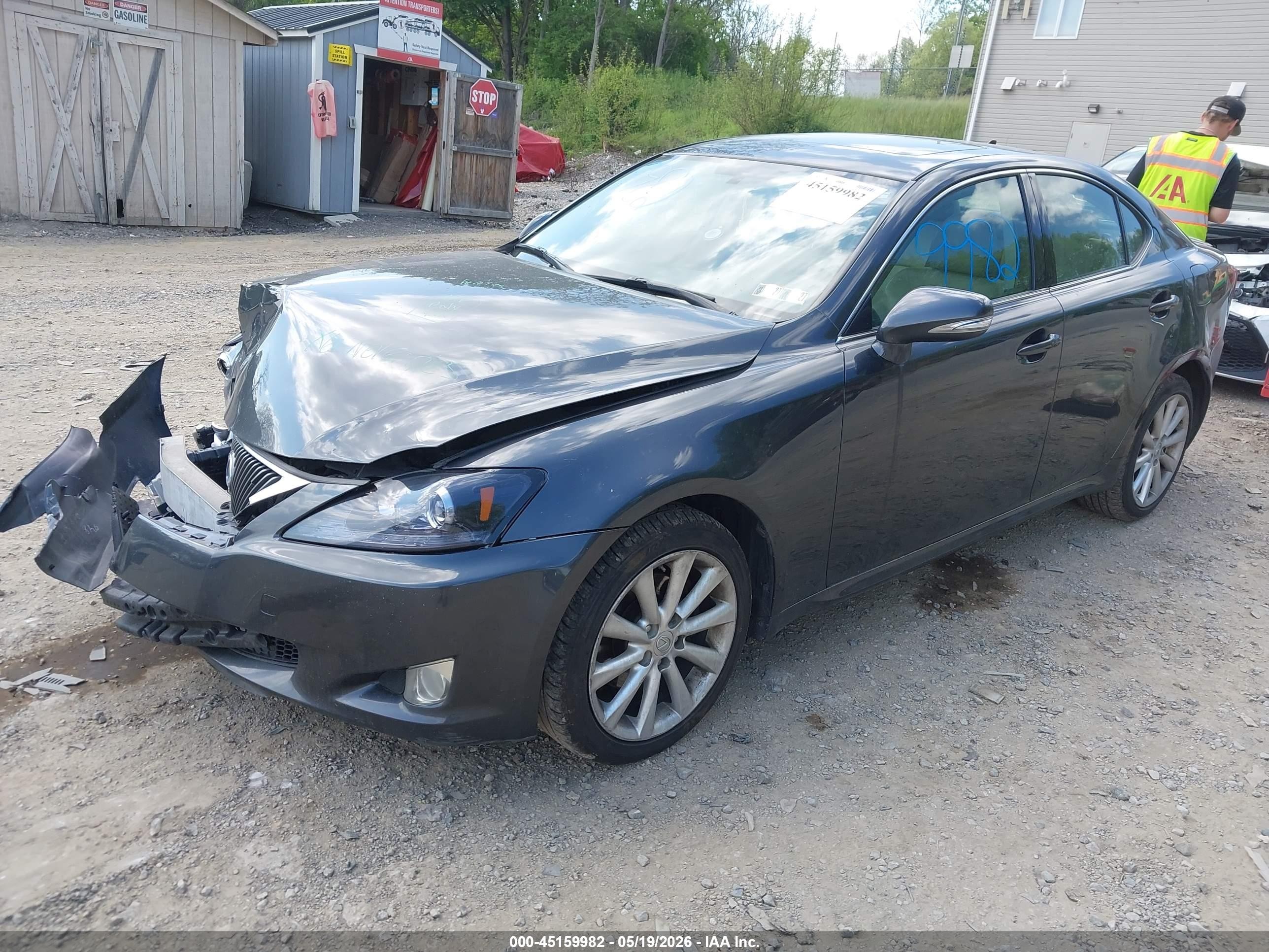 2010 Lexus Is 250 Black vin: JTHCF5C25A5036968