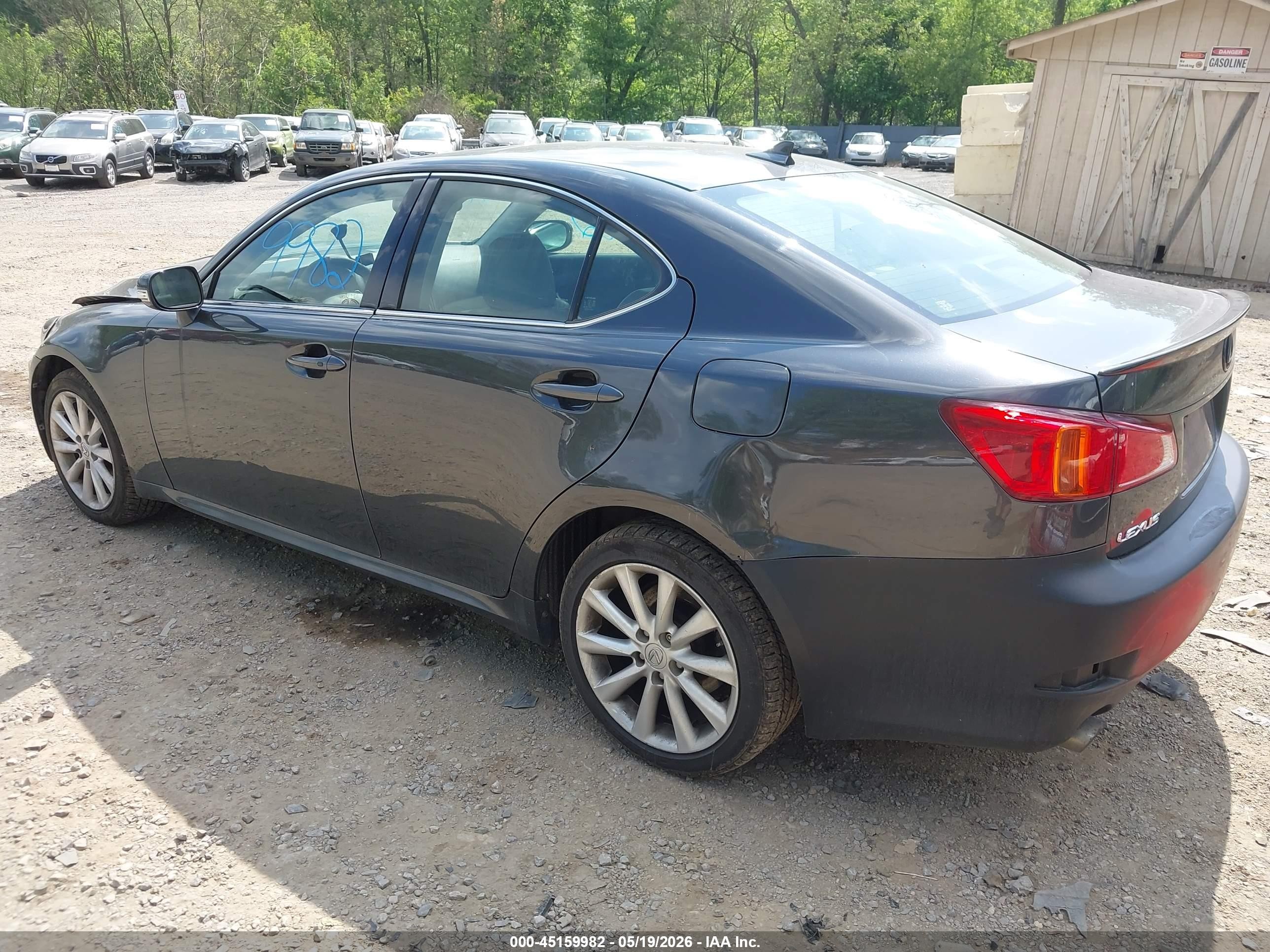 2010 Lexus Is 250 Black vin: JTHCF5C25A5036968