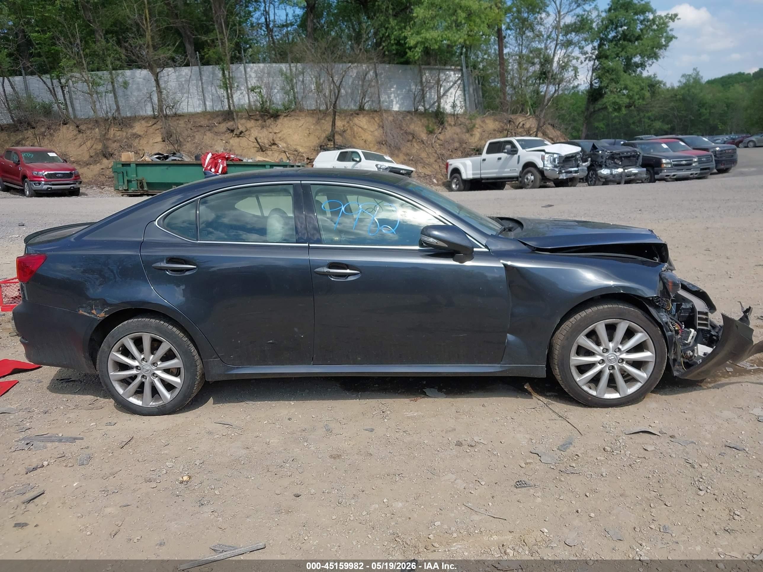 2010 Lexus Is 250 Black vin: JTHCF5C25A5036968